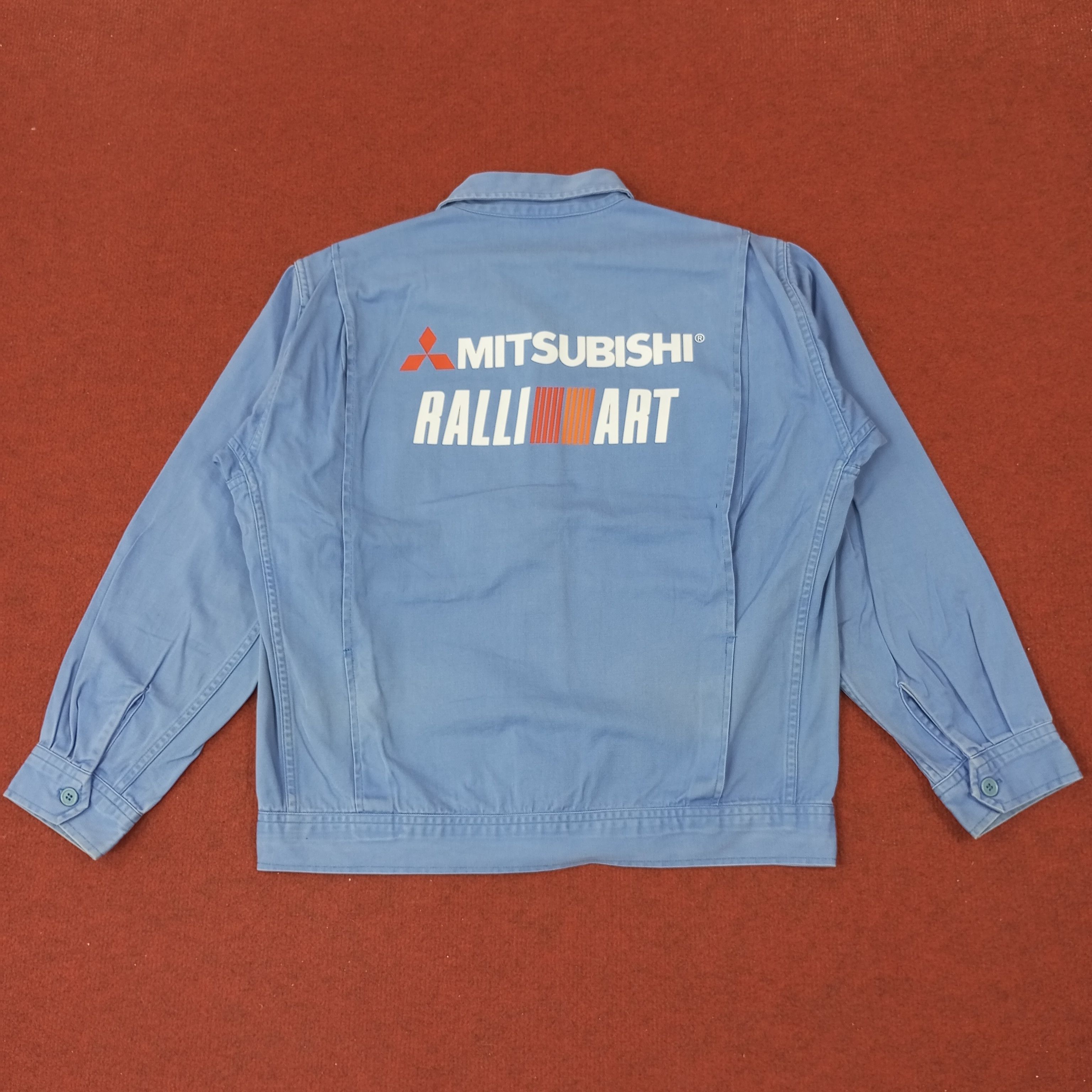 Japanese Brand × Vintage Mitsubishi Ralli Art Motorsports Custom Jacket c218n30 Size US M / EU 48-50 / 2 - 1 Thumbnail
