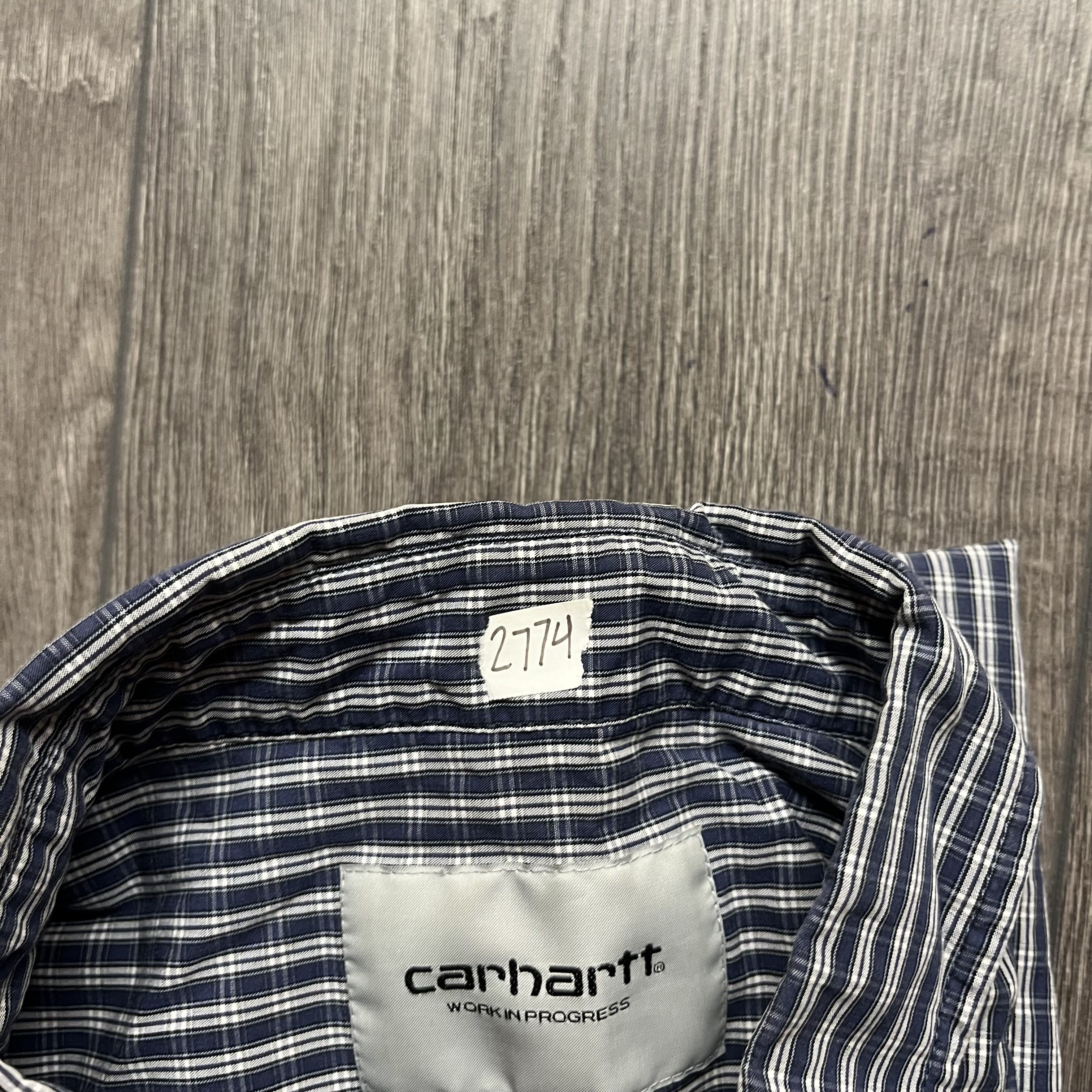 Carhartt × Carhartt Wip Carhartt Wip Work in Progress Streetwear Button Up Shirt Size US XL / EU 56 / 4 - 12 Thumbnail