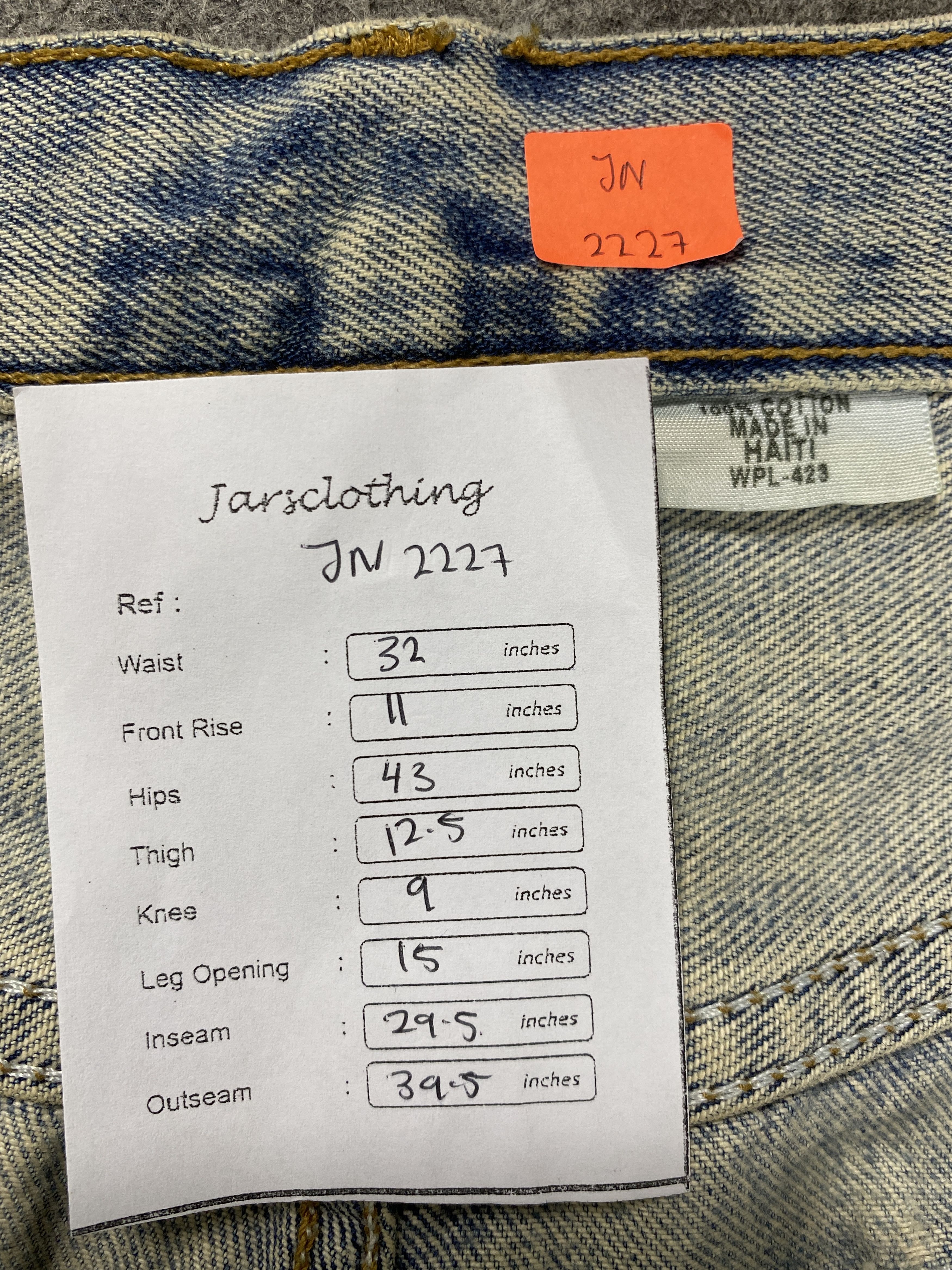 Japanese Brand Dirty Light Blue Vintage Levi's 501 32x29.5 Denim -JN2227 Size US 32 / EU 48 - 7 Thumbnail