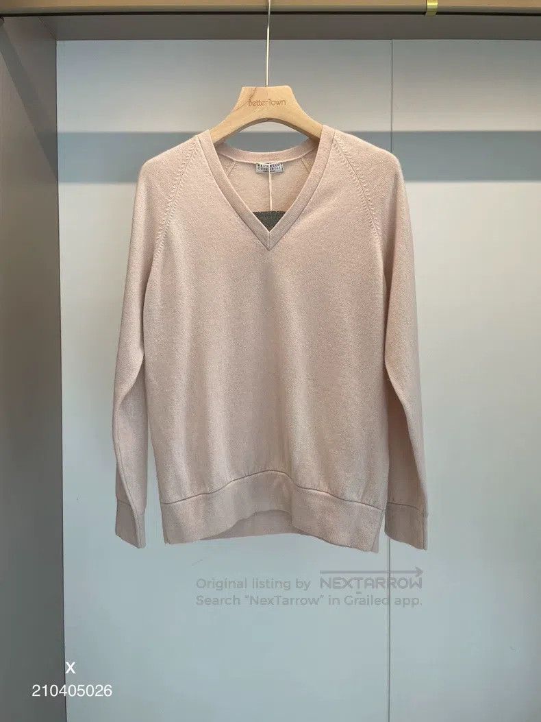 Brunello Cucinelli Brunello Cucinelli Beaded Cashmere Sweater Size XS / US 0-2 / IT 36-38 - 1 Thumbnail
