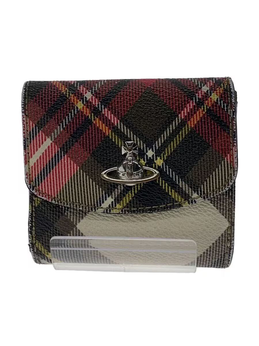 Vivienne Westwood Plaid Orb Leather Wallet Size ONE SIZE - 1 Thumbnail