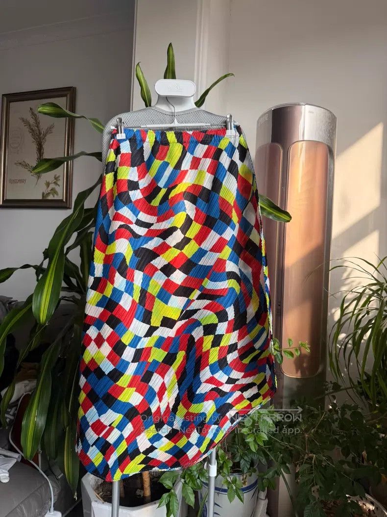 Issey Miyake Issey Miyake size:3 Mosaic skirt Size 31" - 5 Thumbnail