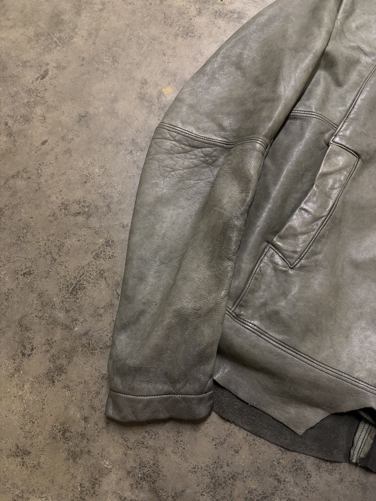 Rick Owens Rick Owens FW05 ‘Moog’ Sherpa Collar Leather Jacket Size US M / EU 48-50 / 2 - 3 Thumbnail