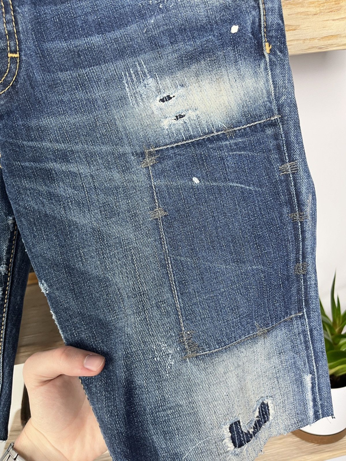 Dsquared2 × Japanese Brand Dsquared2 Denim Shorts Jeans Designer Rare Streetwear Hype Size US 30 / EU 46 - 4 Thumbnail
