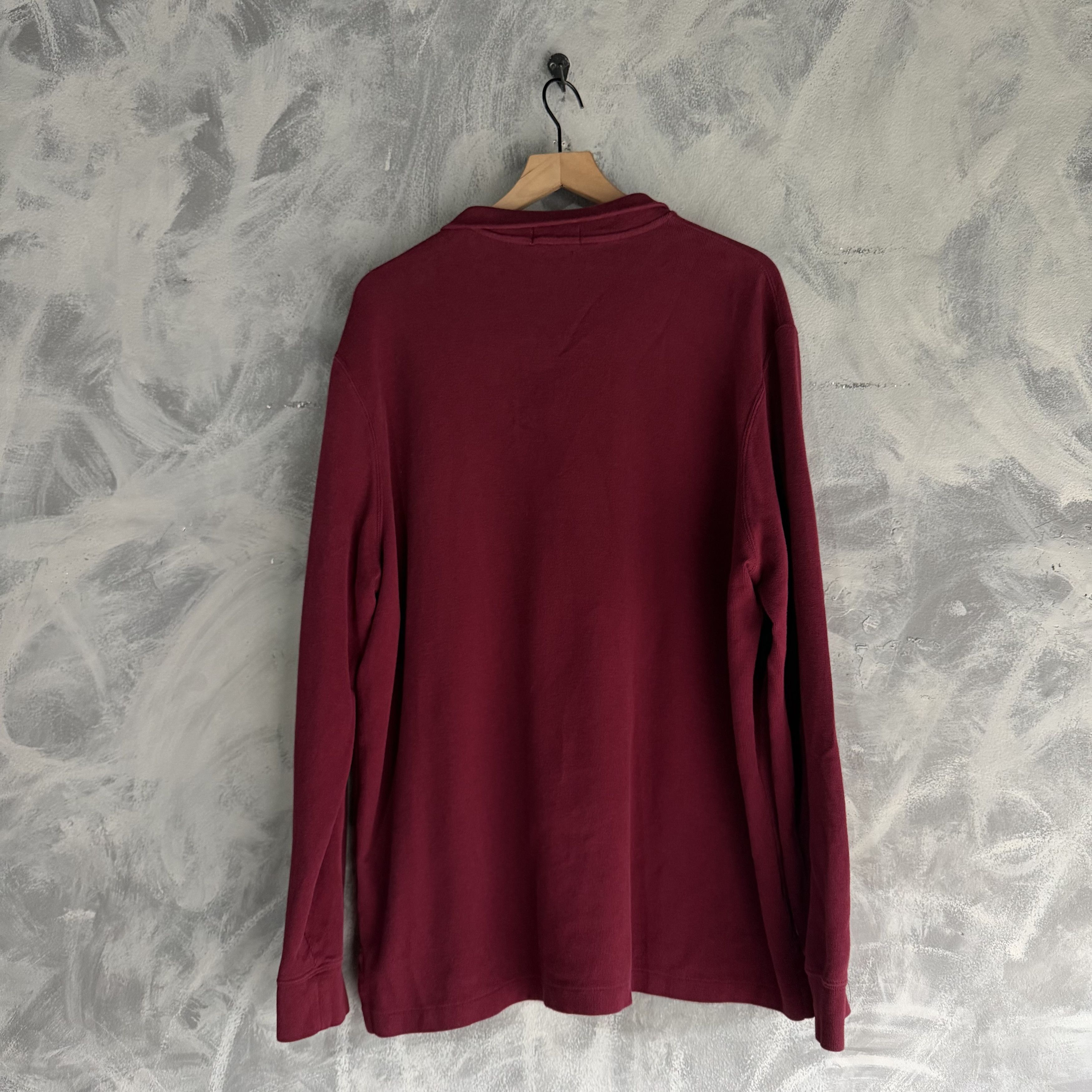 Polo Ralph Lauren Polo Ralph Lauren Sweater Mens XL Dark Red Burgundy 1/4 Zip Size US XL / EU 56 / 4 - 5 Thumbnail