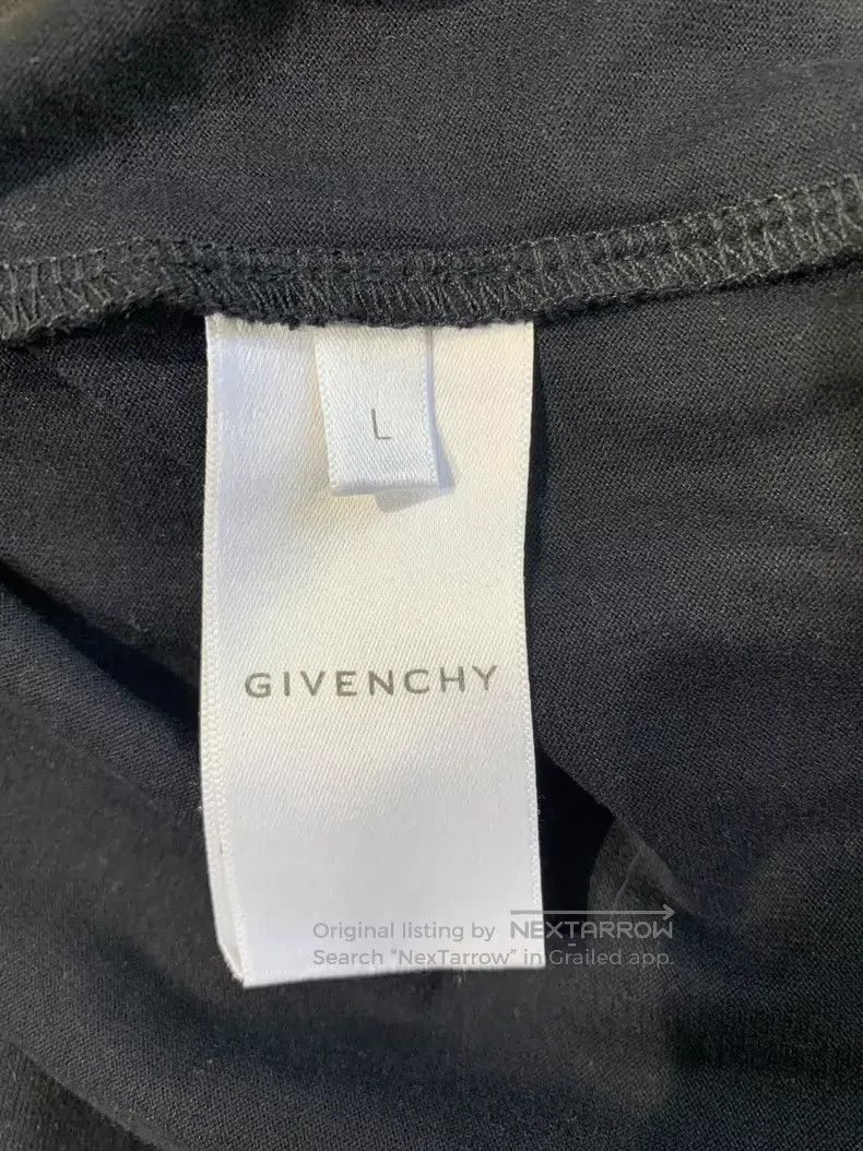 Givenchy Givenchy Letter Embroidery Crew Neck Short Sleeve Size US L / EU 52-54 / 3 - 5 Thumbnail