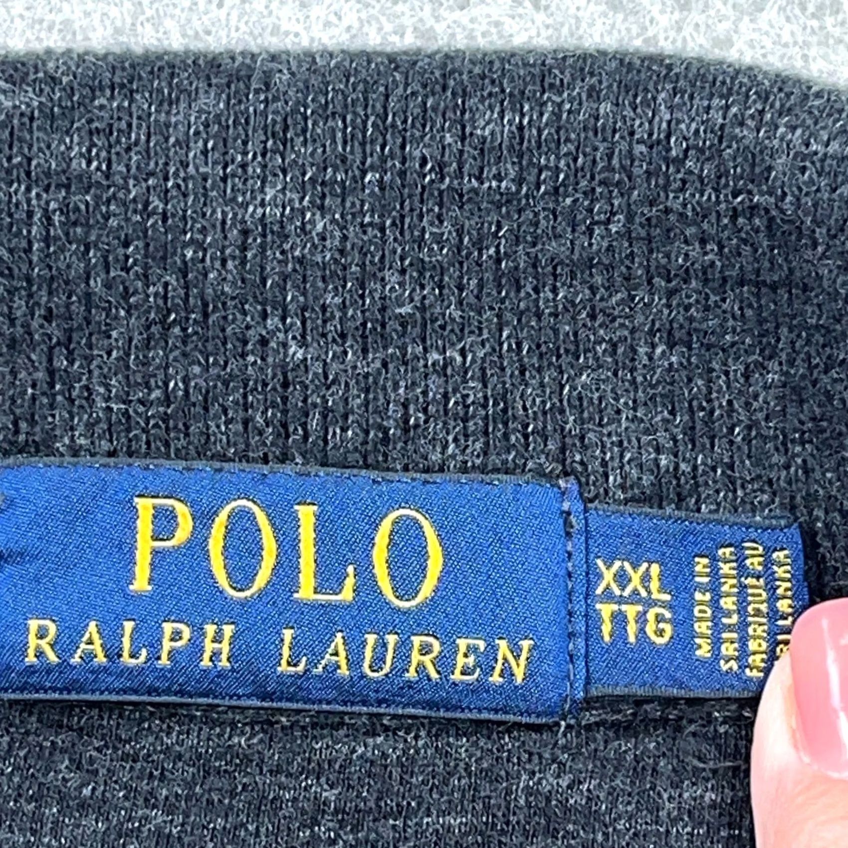 Polo Ralph Lauren Polo Ralph Lauren Sweater Men 2XL XXL Gray Red Quarter 1/4 Zip Estate Pullover Size US XXL / EU 58 / 5 - 3 Thumbnail