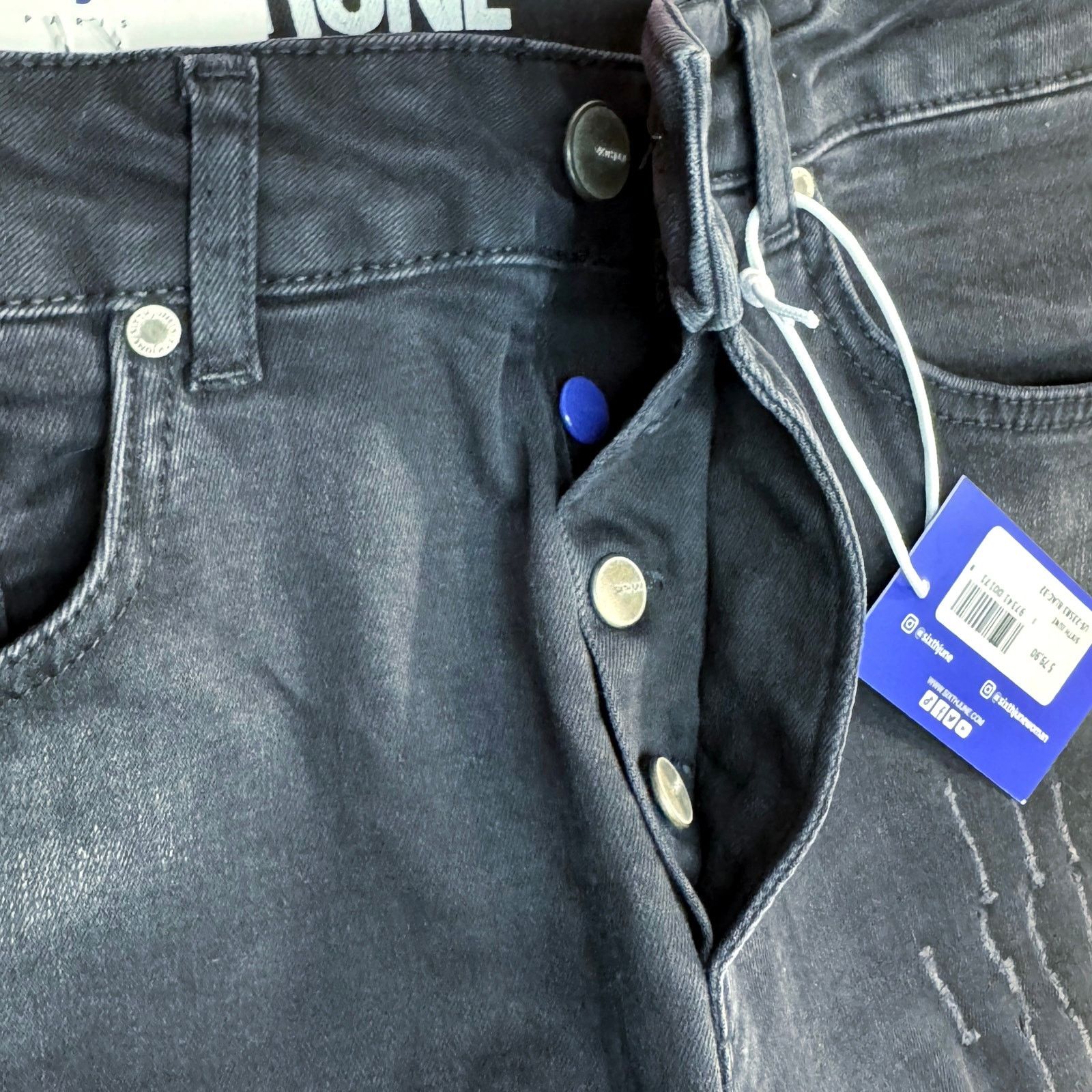 Sixth June Paris •NWT• Sixth June Paris Size 32 Black Faded Denim Size US 28 / EU 44 - 8 Thumbnail