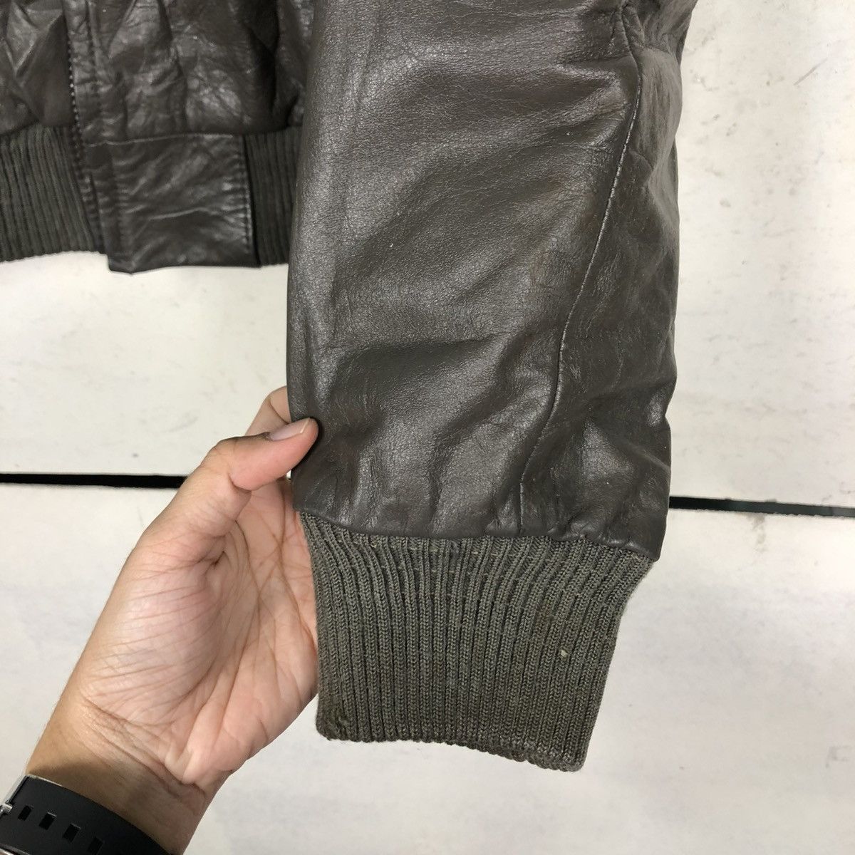 Japanese Brand 🔥VINTAGE BIKER LEATHER JACKET EUROPE CRAFT ISSEY MIYAKE Size US M / EU 48-50 / 2 - 17 Thumbnail