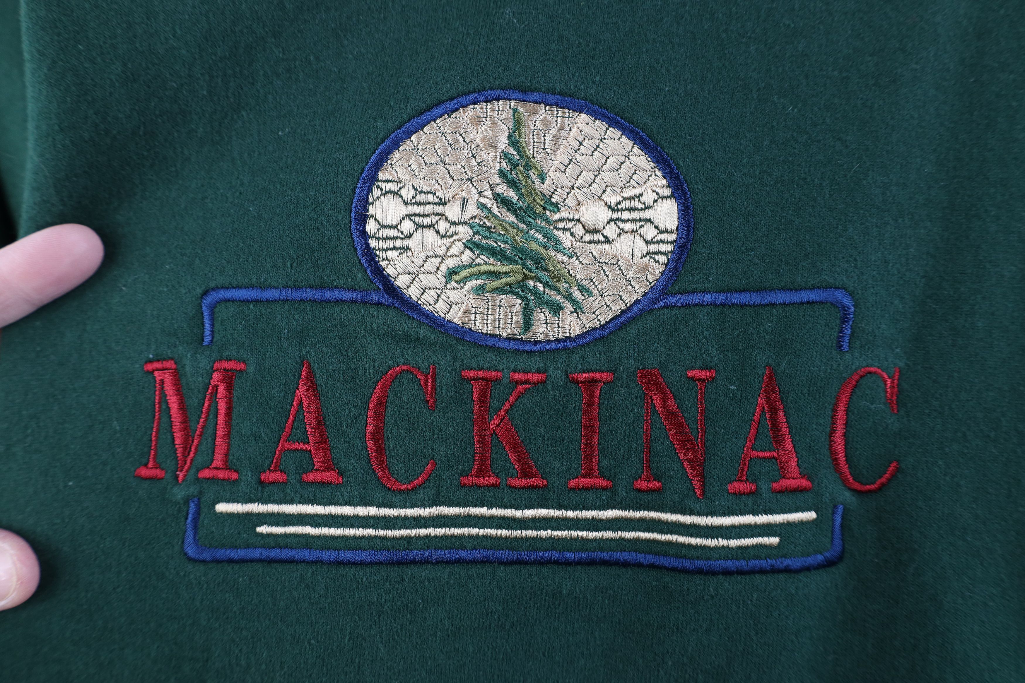 Vintage Vintage 90s Streetwear Michigan Tree Crewneck Sweatshirt Size US XL / EU 56 / 4 - 4 Thumbnail