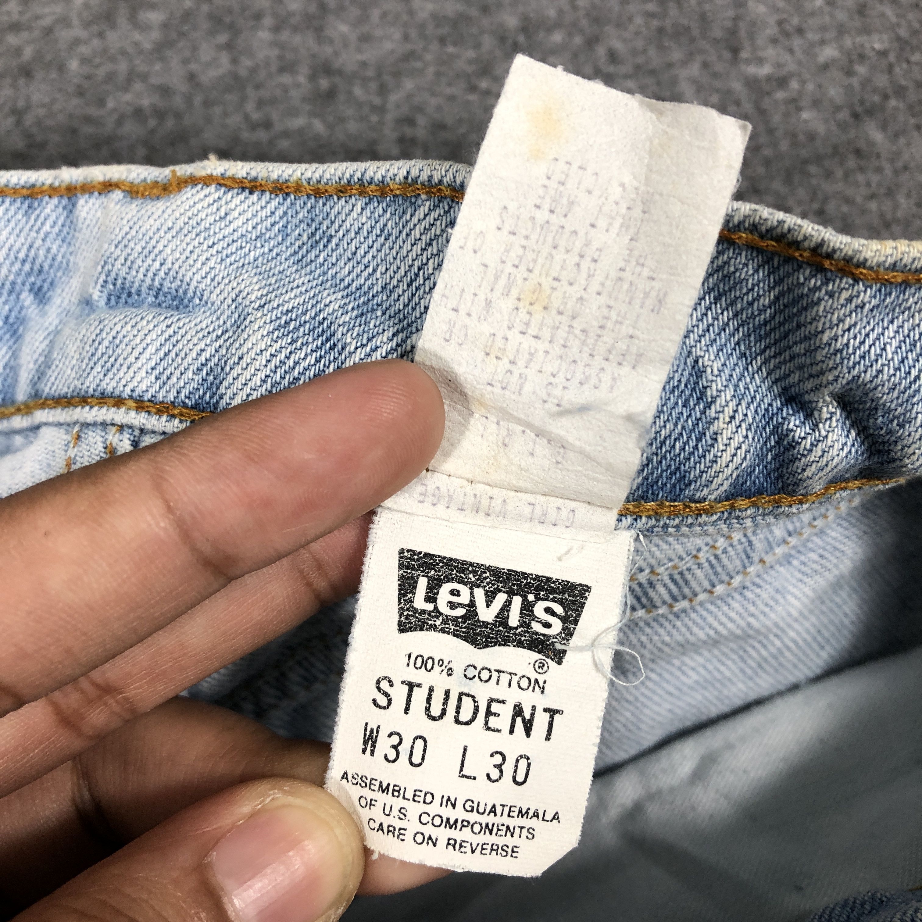 Levi's × Vintage Womens 90s Vintage Levis 560 Jeans Short Pants L892W Size 29" - 6 Thumbnail