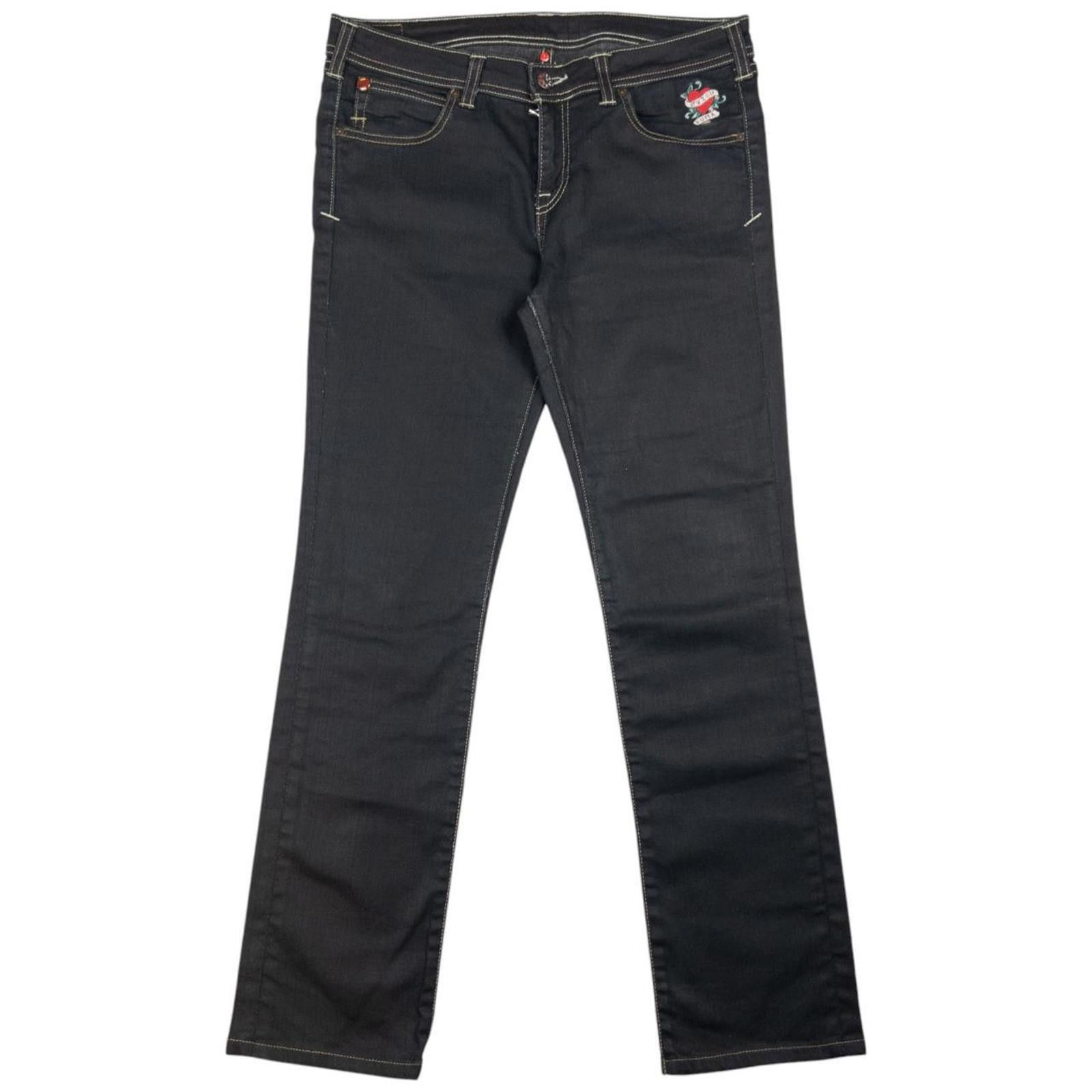 Puma Vintage Puma X Evisu Double Gull Japanese Denim Jeans W35 Size US 32 / EU 48 - 3 Thumbnail