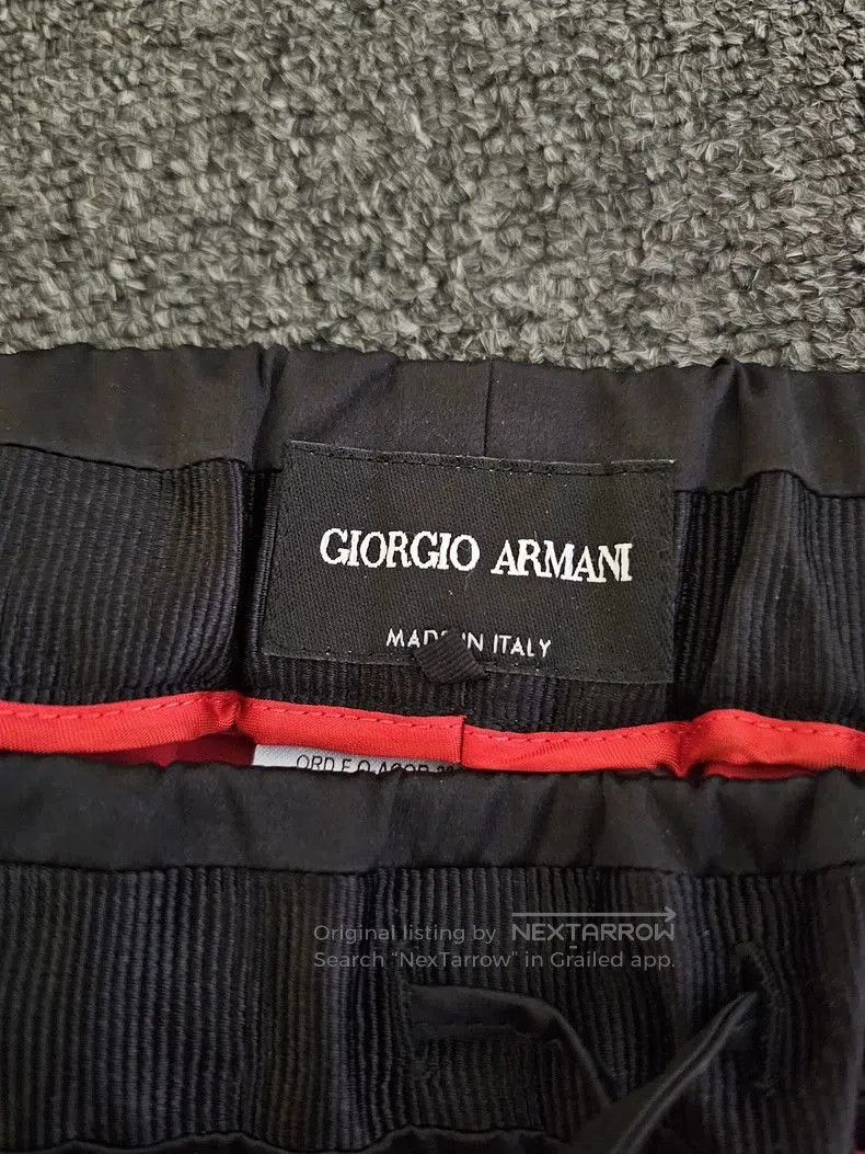 Giorgio Armani Women's Silk Track Pants.