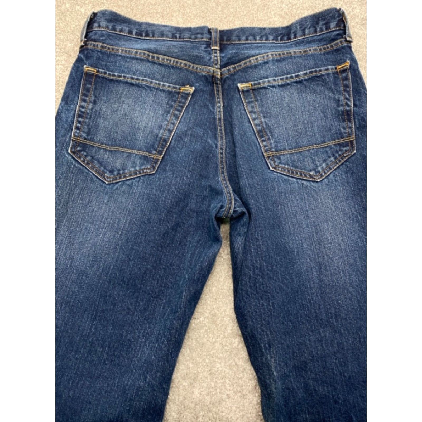Nautica Nautica Jeans Mens 32x32 Blue Denim Jeans Straight Fit 100% Cotton 4109 Pants Regular Men 32 Blue Denim Straight 32x32 Size US 32 / EU 48 - 6 Thumbnail