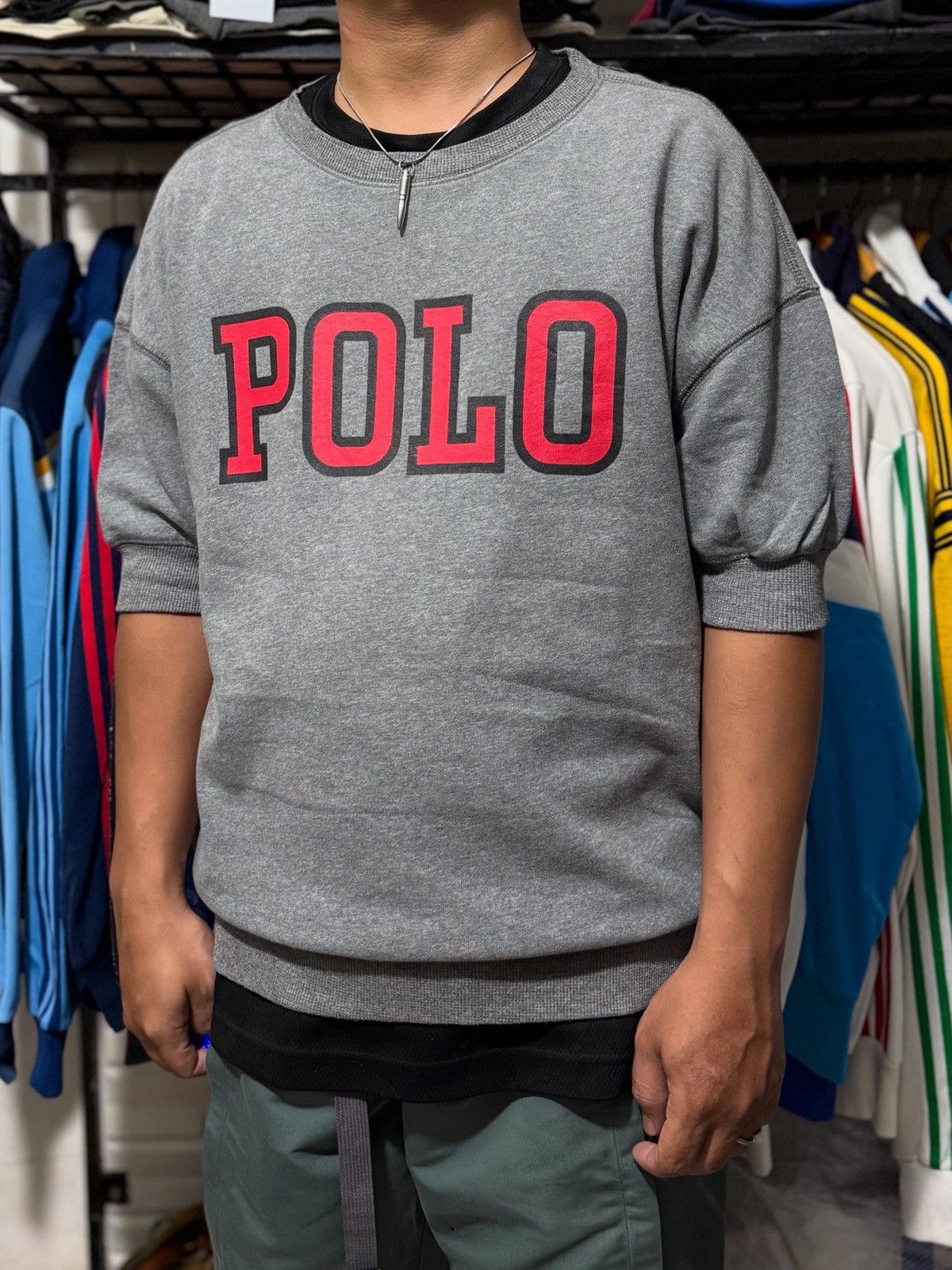 Ralph Lauren Vintage Polo Shortsleeve Sweatshirt Size US M / EU 48-50 / 2 - 9 Thumbnail