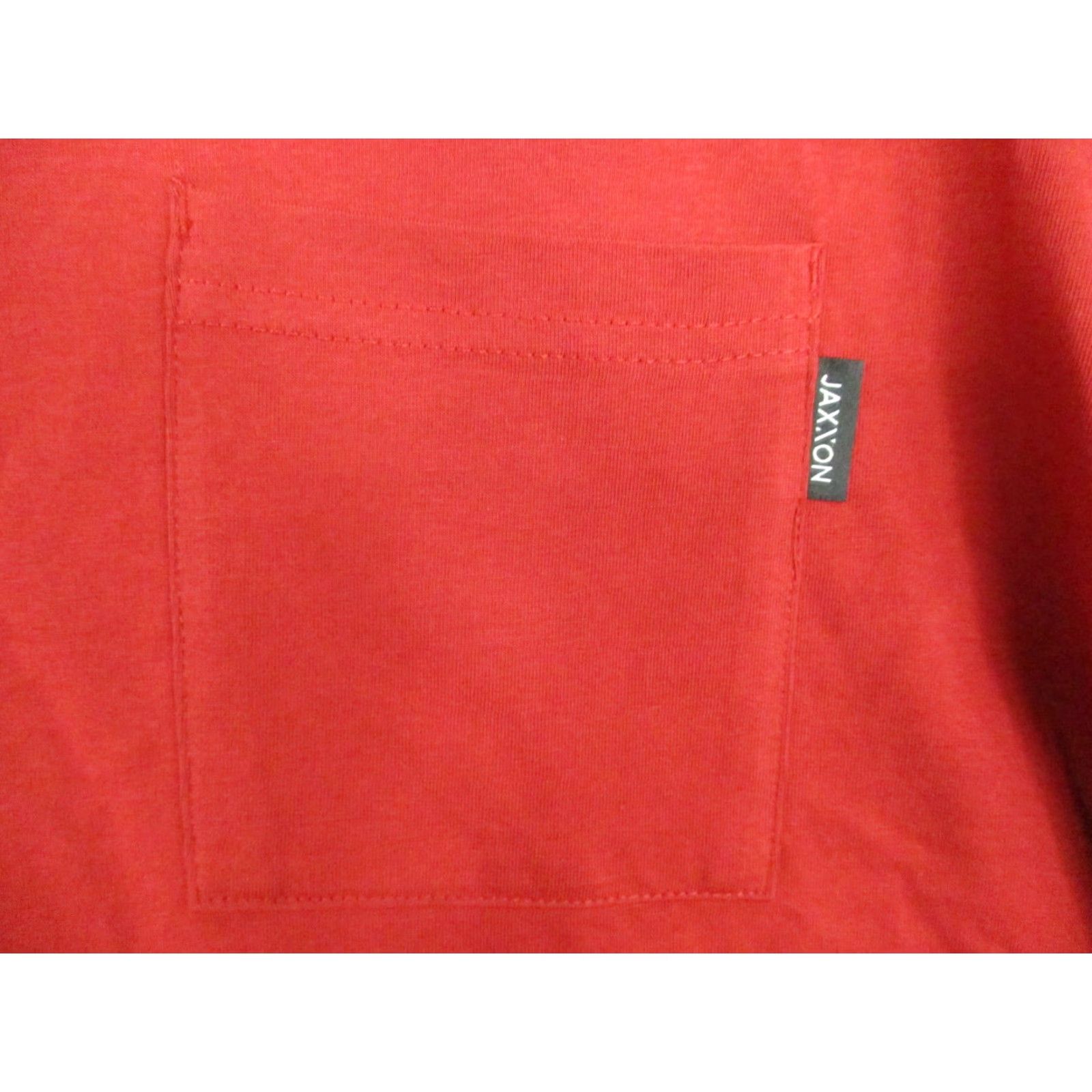Vintage JAXXON Shirt Mens Large Red Long Sleeve Pocket Crewneck Casual Streetwear Mens Size US L / EU 52-54 / 3 - 4 Thumbnail