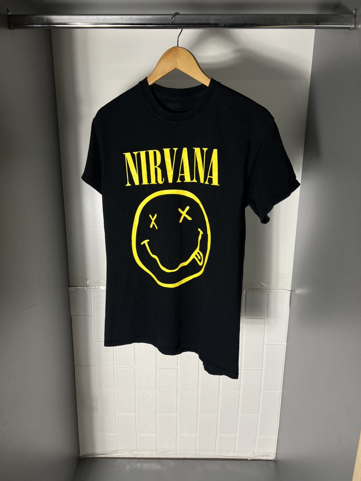Nirvana VINTAGE NIRVANA KURT COBAIN ROCK T-SHIRT RETRO METAL Y2K 90s Size US M / EU 48-50 / 2 - 3 Thumbnail