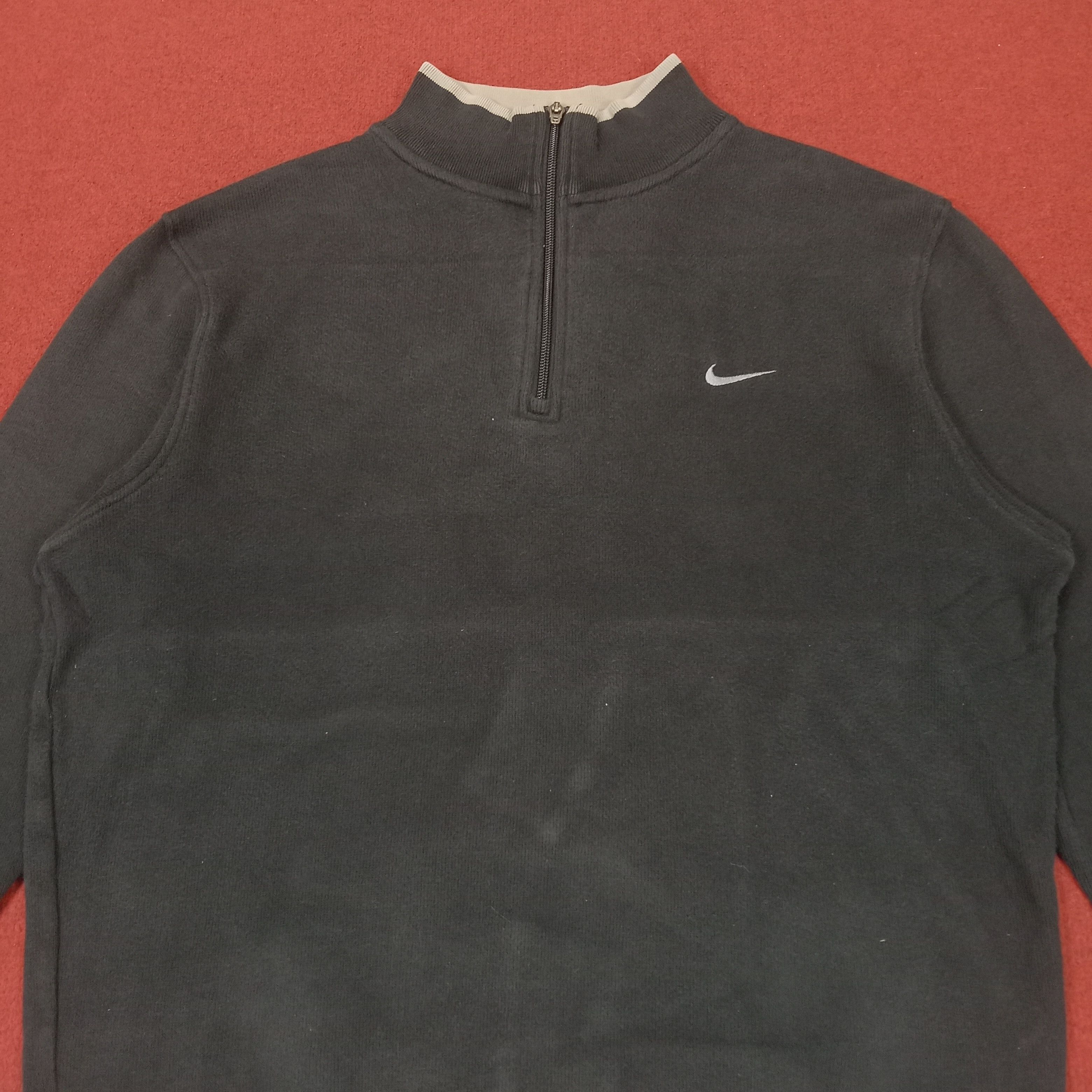 Nike Nike Golf Small Logo Design Half Zipper Winter Style Size US M / EU 48-50 / 2 - 2 Thumbnail