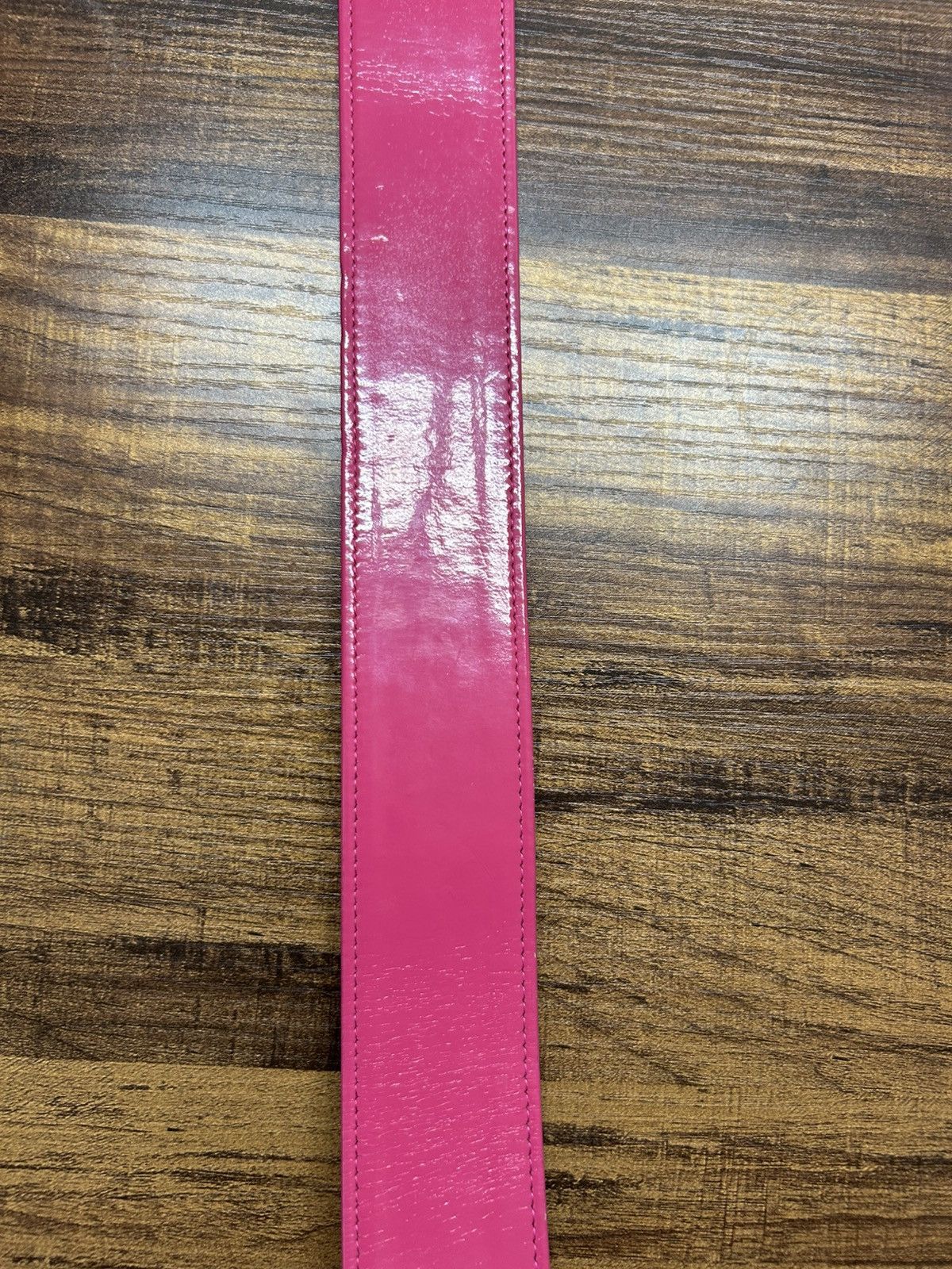 Alexander McQueen Alexander McQueen Patent Leather Waistbelt Pink Belt Size ONE SIZE - 5 Thumbnail
