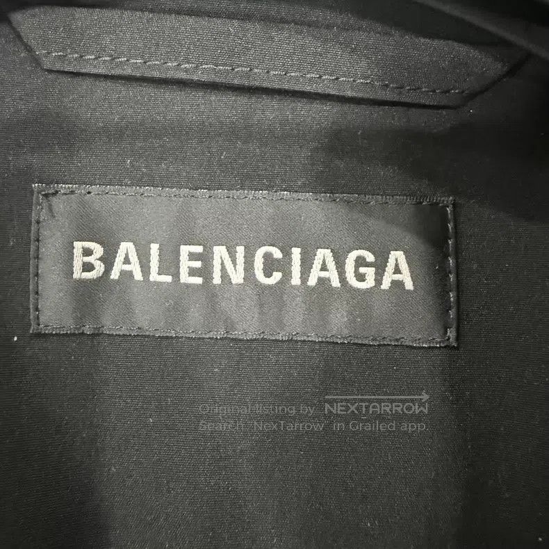 Balenciaga Balenciaga Single Ring Embroidered Logo School Jacket Size US S / EU 44-46 / 1 - 5 Thumbnail