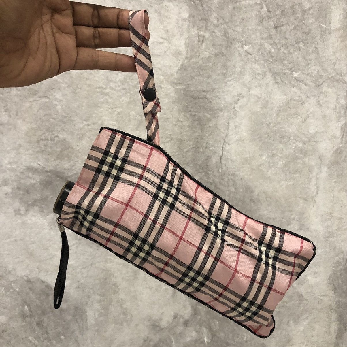 Burberry Burberry's Checked Novacheck Waterproof Folding Umbrella Size ONE SIZE - 18 Thumbnail