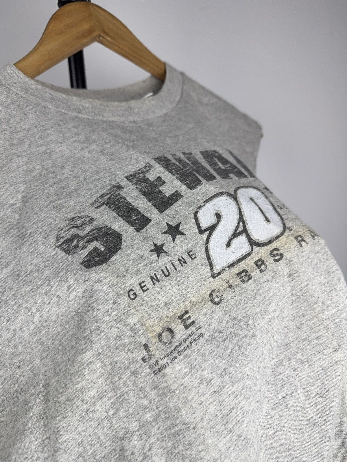 NASCAR Vintage 2003 NASCAR Tony Stewart 20 Racing Sleeveless Tee Size US M / EU 48-50 / 2 - 7 Thumbnail