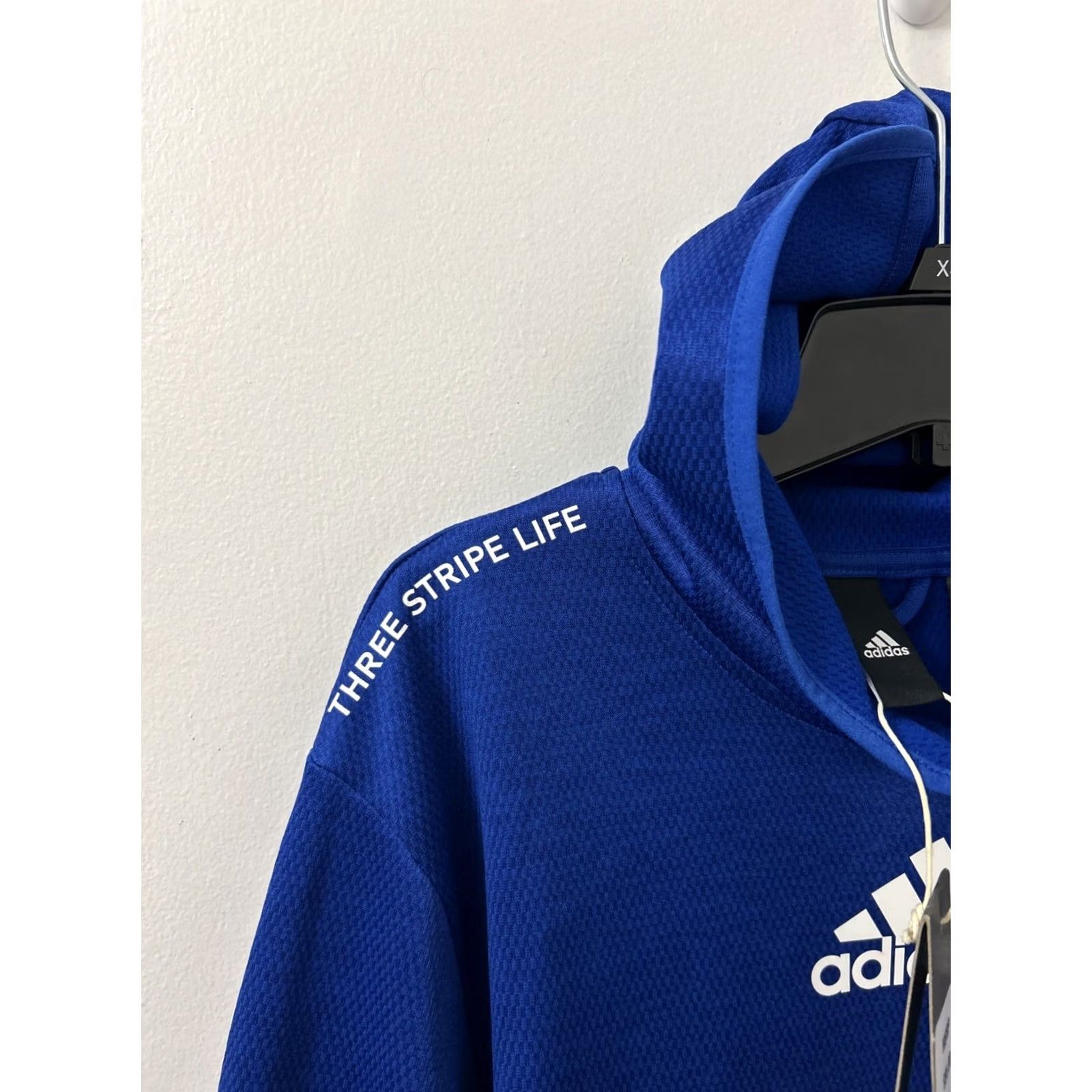 Adidas Adidas Hoodie Mens Small Royal Blue Ti GFX Logo Pullover Sweatshirt Sports Hoodie Mens Size US S / EU 44-46 / 1 - 7 Thumbnail