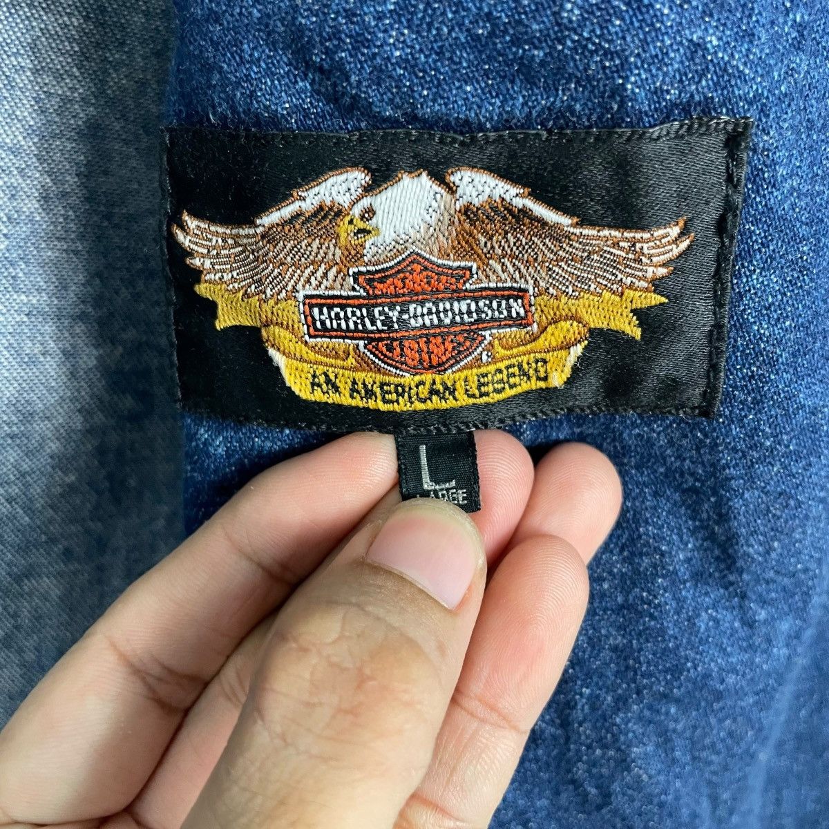 Harley Davidson Harley Davidson Denim Jacket Size US M / EU 48-50 / 2 - 15 Thumbnail