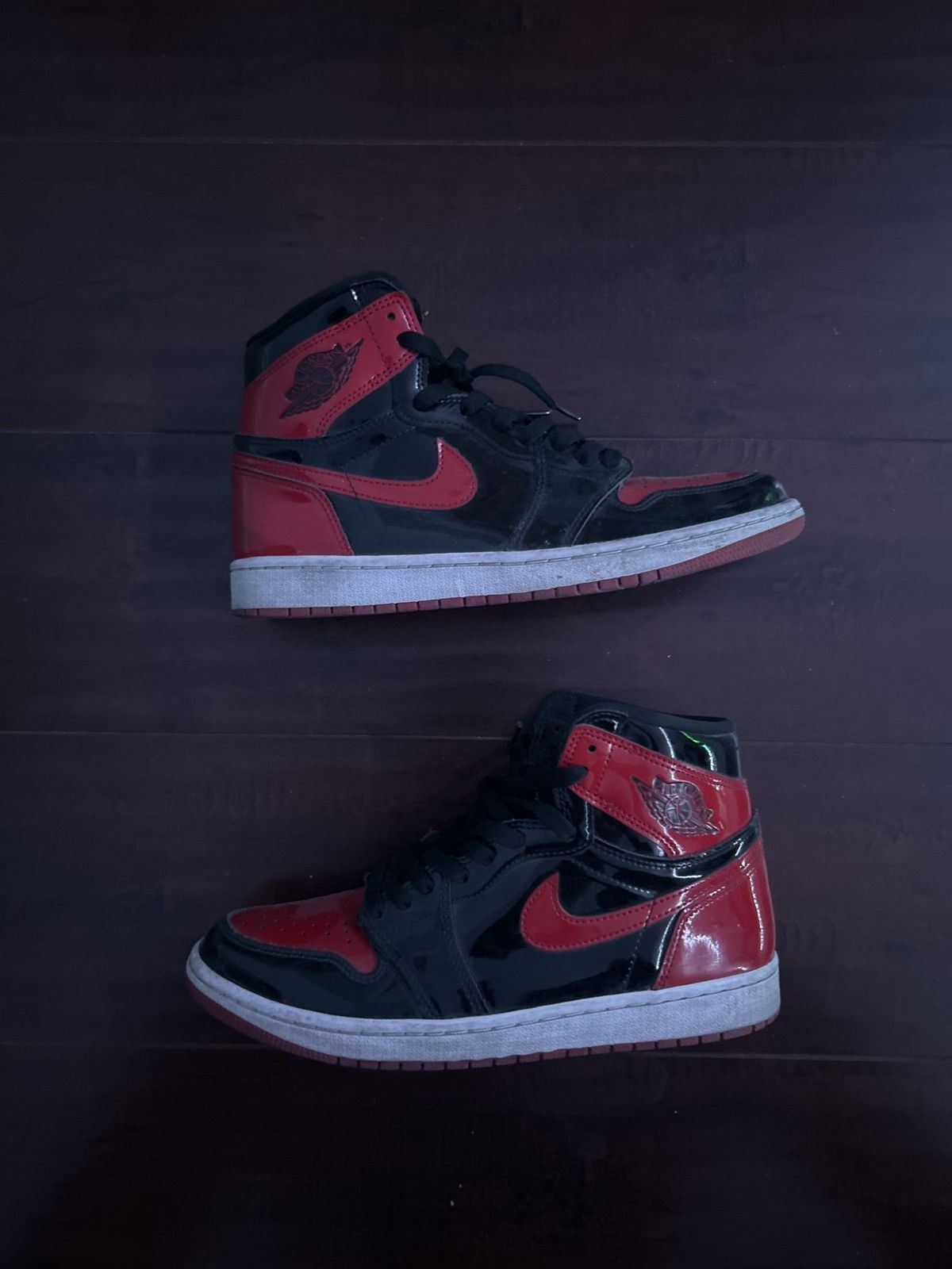 Nike Air Jordan 1 Retro High OG'Patent Bred' Size US 9 / EU 42 - 1 Thumbnail