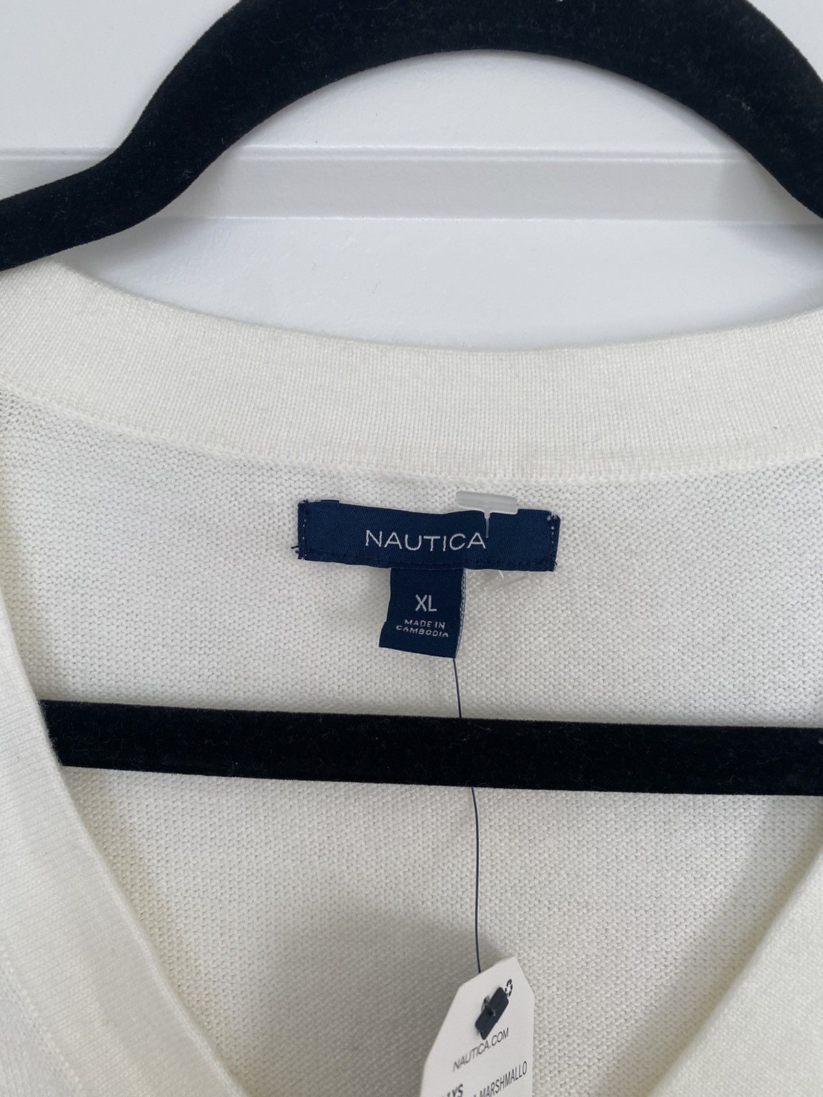 Nautica Nautica Marshmallo Striped Cuff Sweater Women’s XL NWT Size XL / US 12-14 / IT 48-50 - 7 Thumbnail