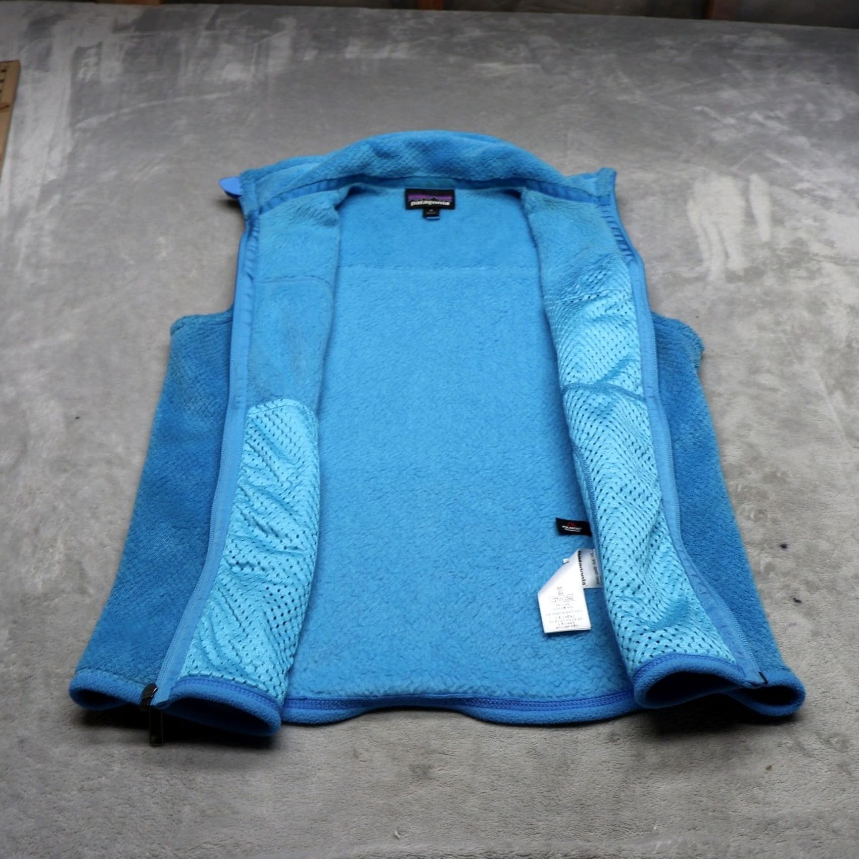 Patagonia Patagonia Re-Tool Vest Women M Blue Polartec Fleece Full Zip Outdoor Hiking Size M / US 6-8 / IT 42-44 - 6 Thumbnail