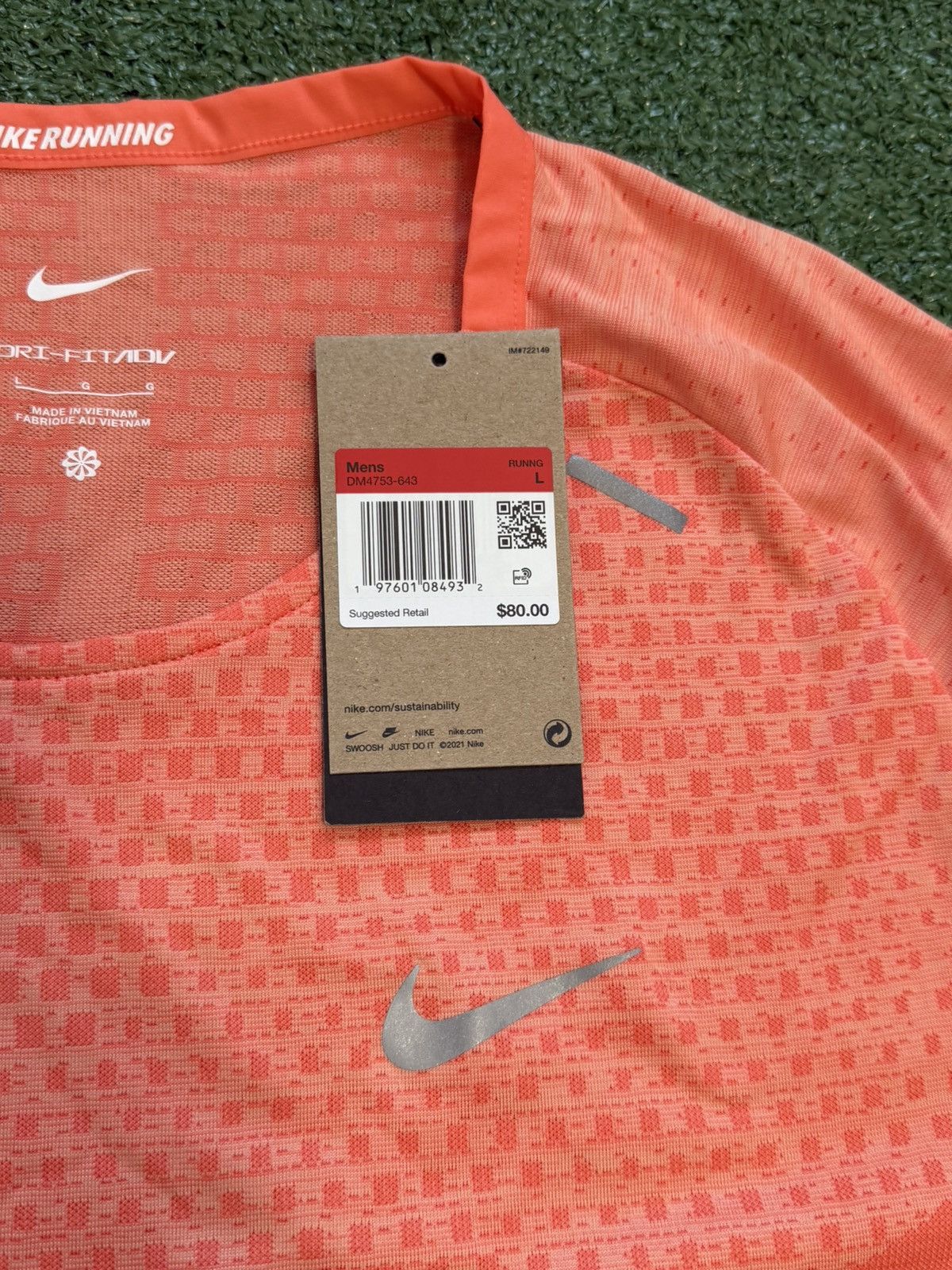 Nike Nike Shirt Men Large Dri-FIT ADV Run Division Tech Knit Size US L / EU 52-54 / 3 - 2 Thumbnail