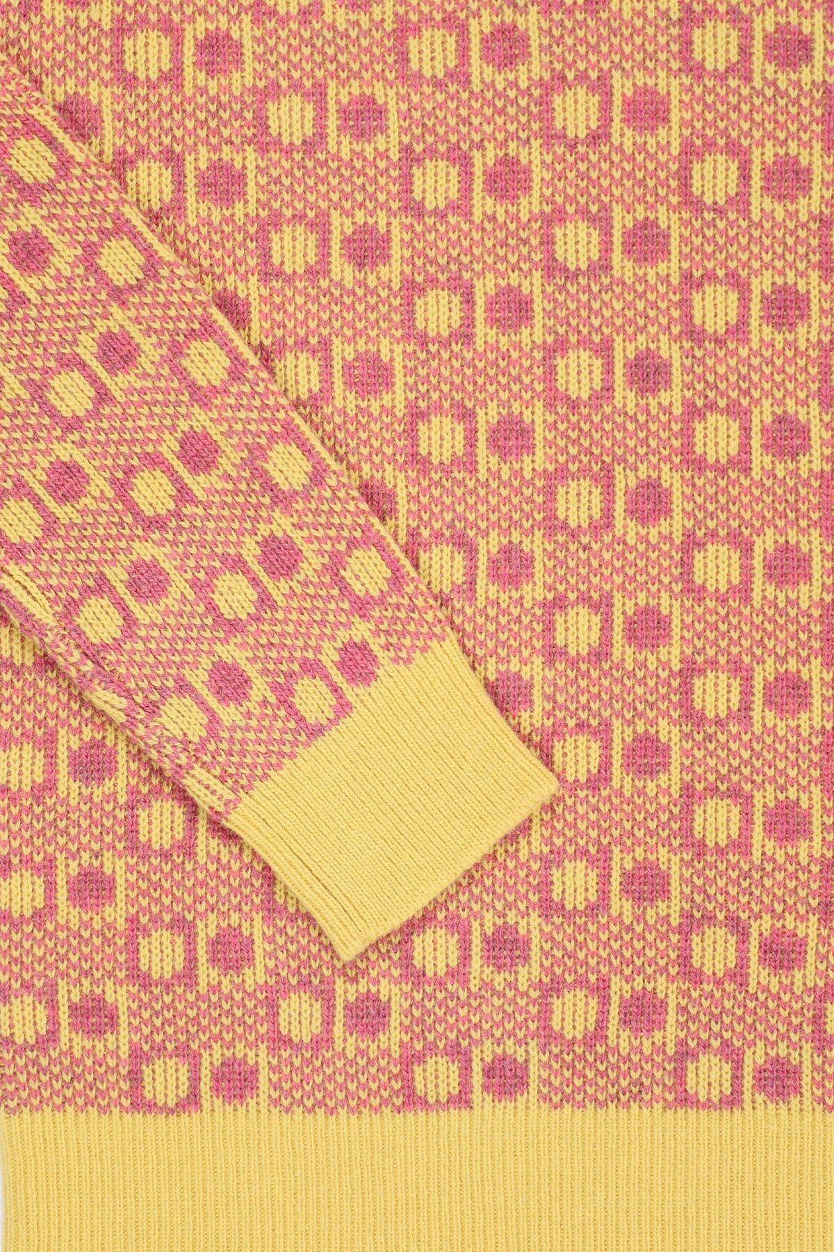 Marni o1y0225 Crewneck Sweater in Pink/Yellow Size US M / EU 48-50 / 2 - 3 Thumbnail