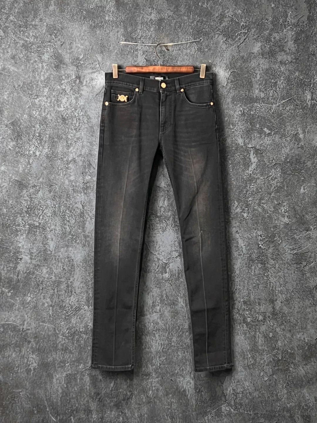 Versace Versace Denim Cotton Black Denim Jeans 32 Men Size US 32 / EU 48 - 1 Thumbnail