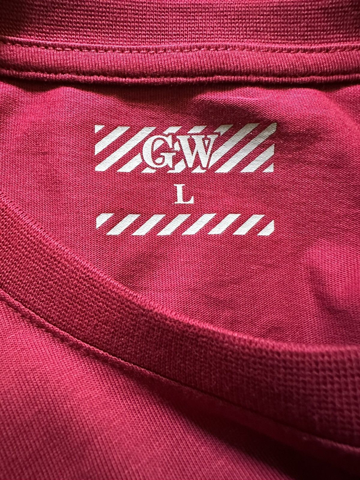 Other G-West Skeleton Streetwear T-Shirt ‘Burgundy’ Size US L / EU 52-54 / 3 - 4 Thumbnail