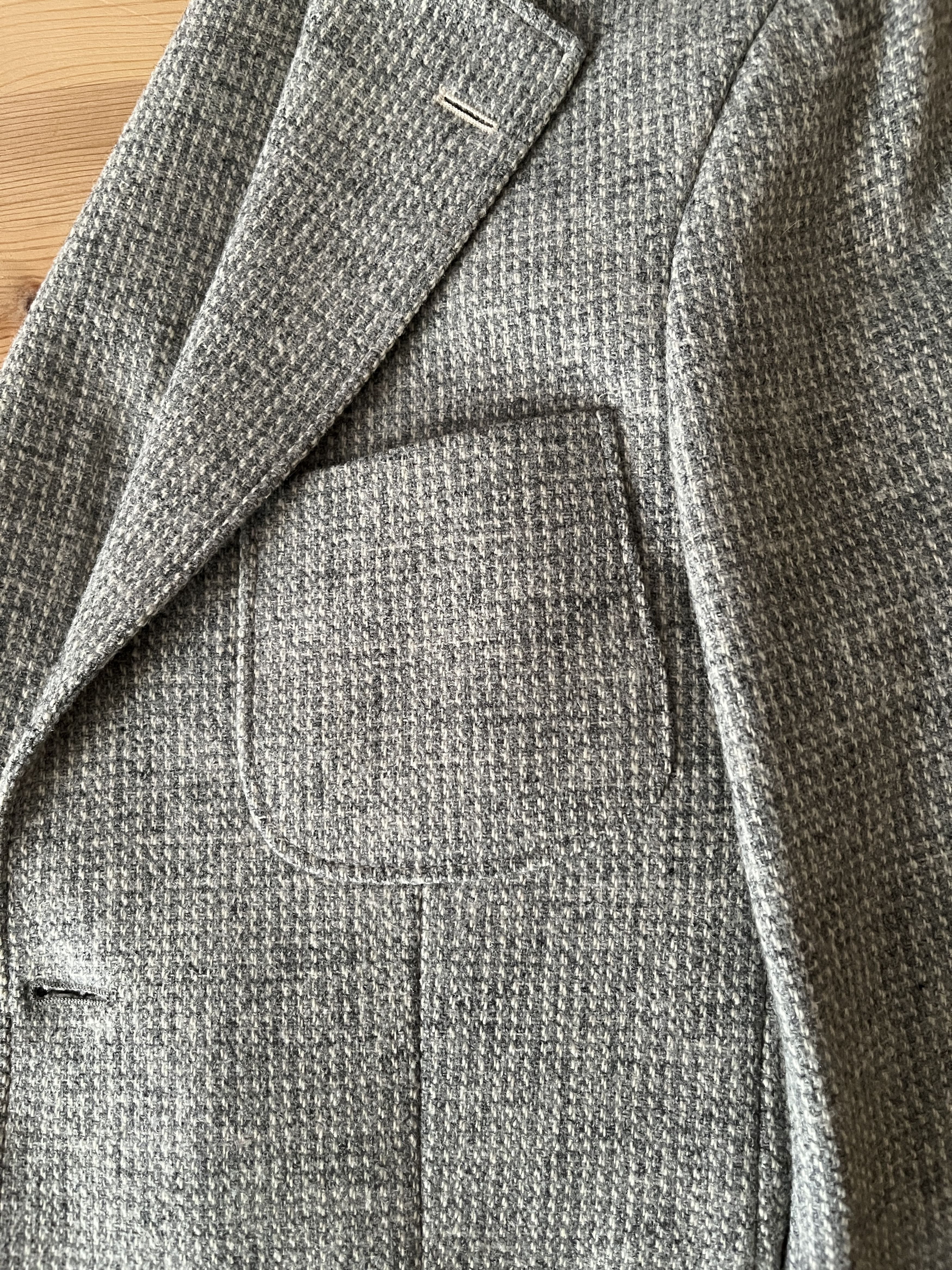 Gant Rugger Gant Rugger Wool Textured light gray sportcoat, 34 / 44 Size 34R - 4 Thumbnail