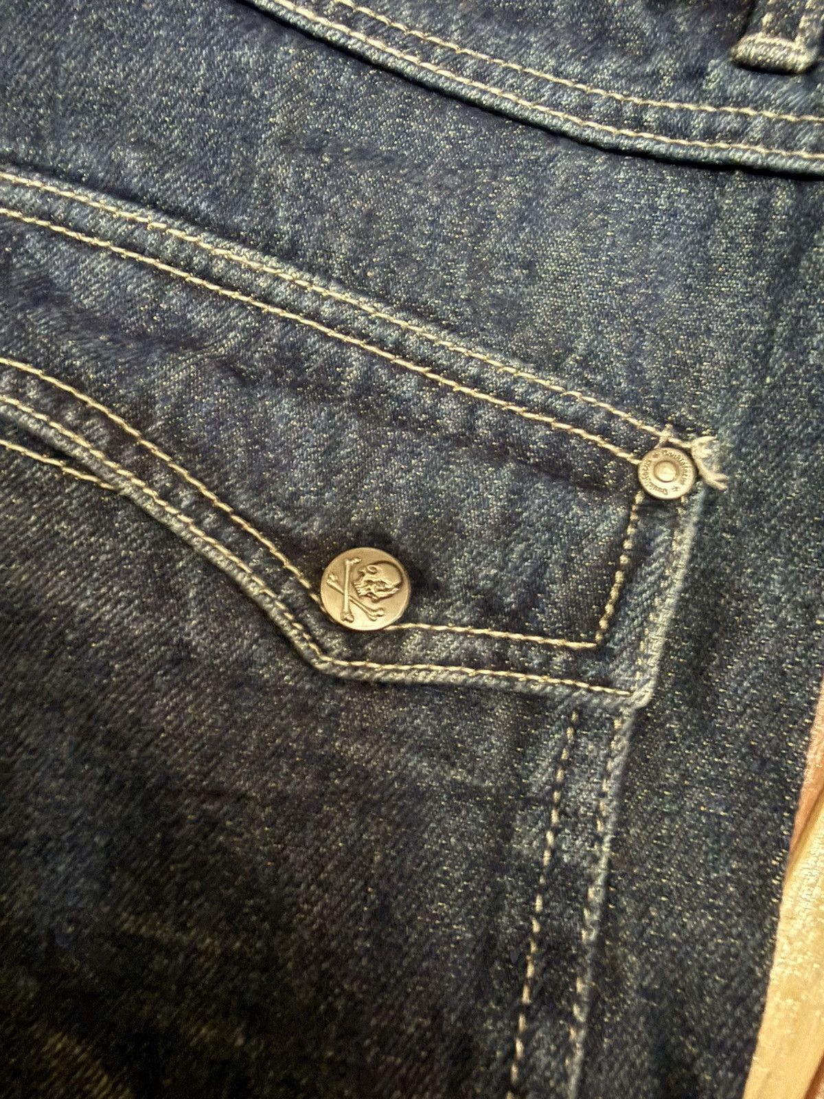 Japanese Brand Double Focus Denim Cargo Pants Streetwear / Multipocket Size US 30 / EU 46 - 10 Thumbnail