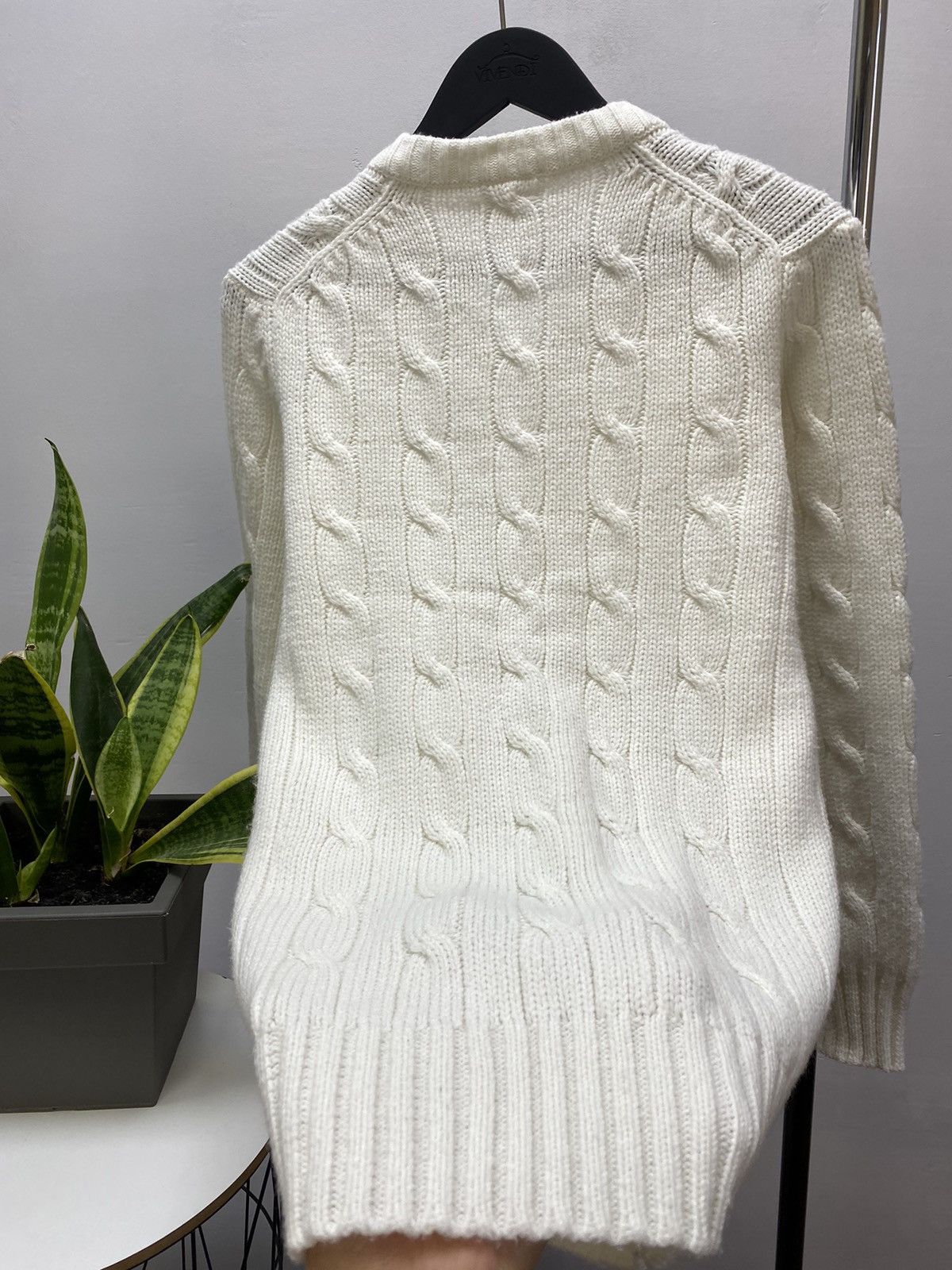 Umbro × Vintage Vintage 70s 80s Umbro Cable Sweater Men’s Sport White M Size US M / EU 48-50 / 2 - 18 Thumbnail