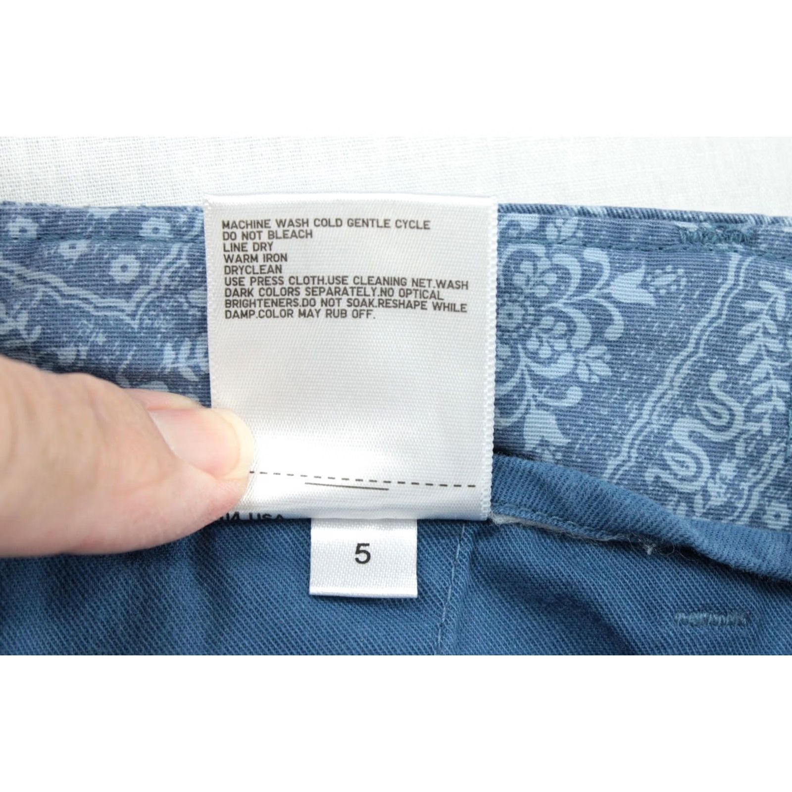 Reyn Spooner Reyn Spooner Mens Bermuda Shorts 34 Blue Geometric Preppy Pocket Beach Vacation Colorful Hawaiian Summer Mens Size US 34 / EU 50 - 7 Thumbnail