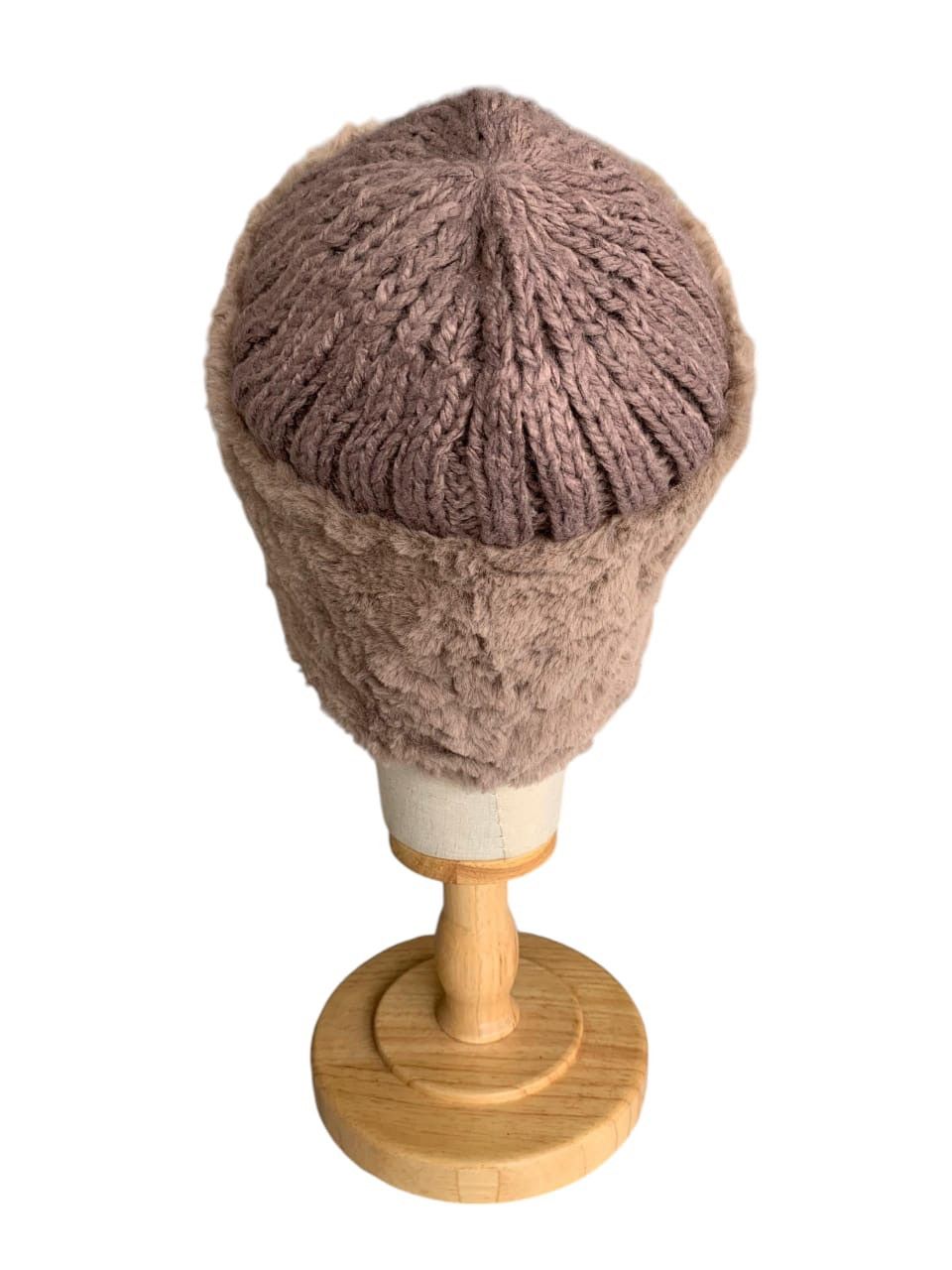 Japanese Brand Fur Mohair Rare design Beanie Hat☠️ Size ONE SIZE - 6 Thumbnail