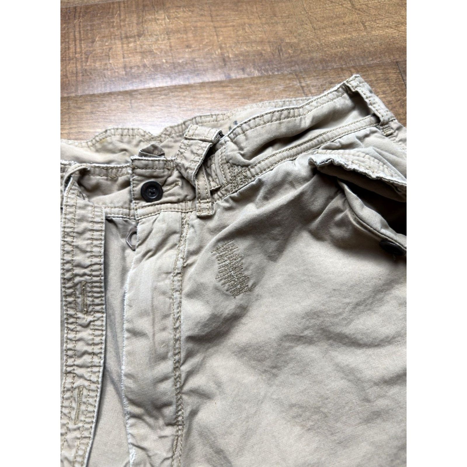 Polo Ralph Lauren VINTAGE Polo Ralph Lauren Paratrooper Shorts Mens 36 Cargo Short Brown 90s Read Size US M / EU 48-50 / 2 - 5 Thumbnail