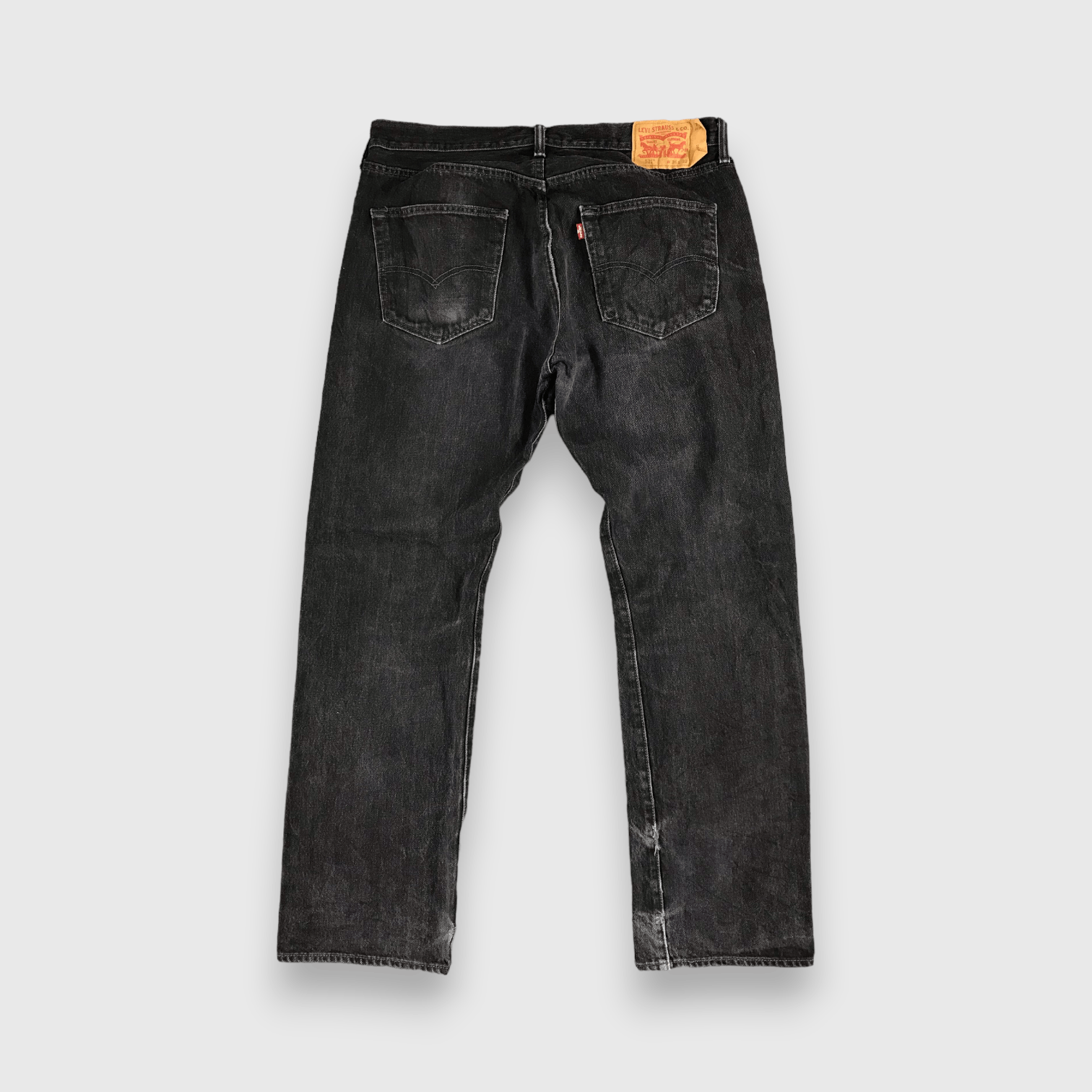 Levi's × Vintage Levis 501 Jeans Faded Black Denim -J347 Size US 36 / EU 52 - 2 Thumbnail