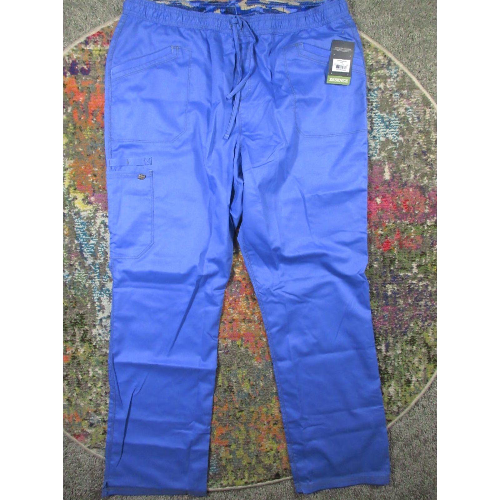Dickies Dickies Scrub Pants Unisex 2XL Blue Essence Contemporay Mid Rise Drawstring N ew Size US 39 - 2 Thumbnail