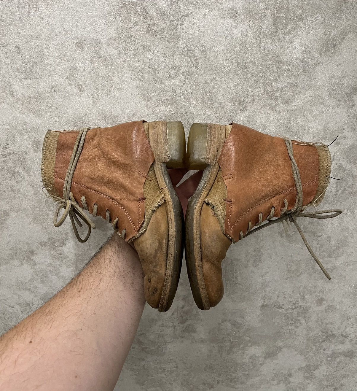 A.S.98 A.S.98 Airstep Leather Brown Avant Harde Bogo Biker Boots Size US 7 / IT 37 - 7 Thumbnail