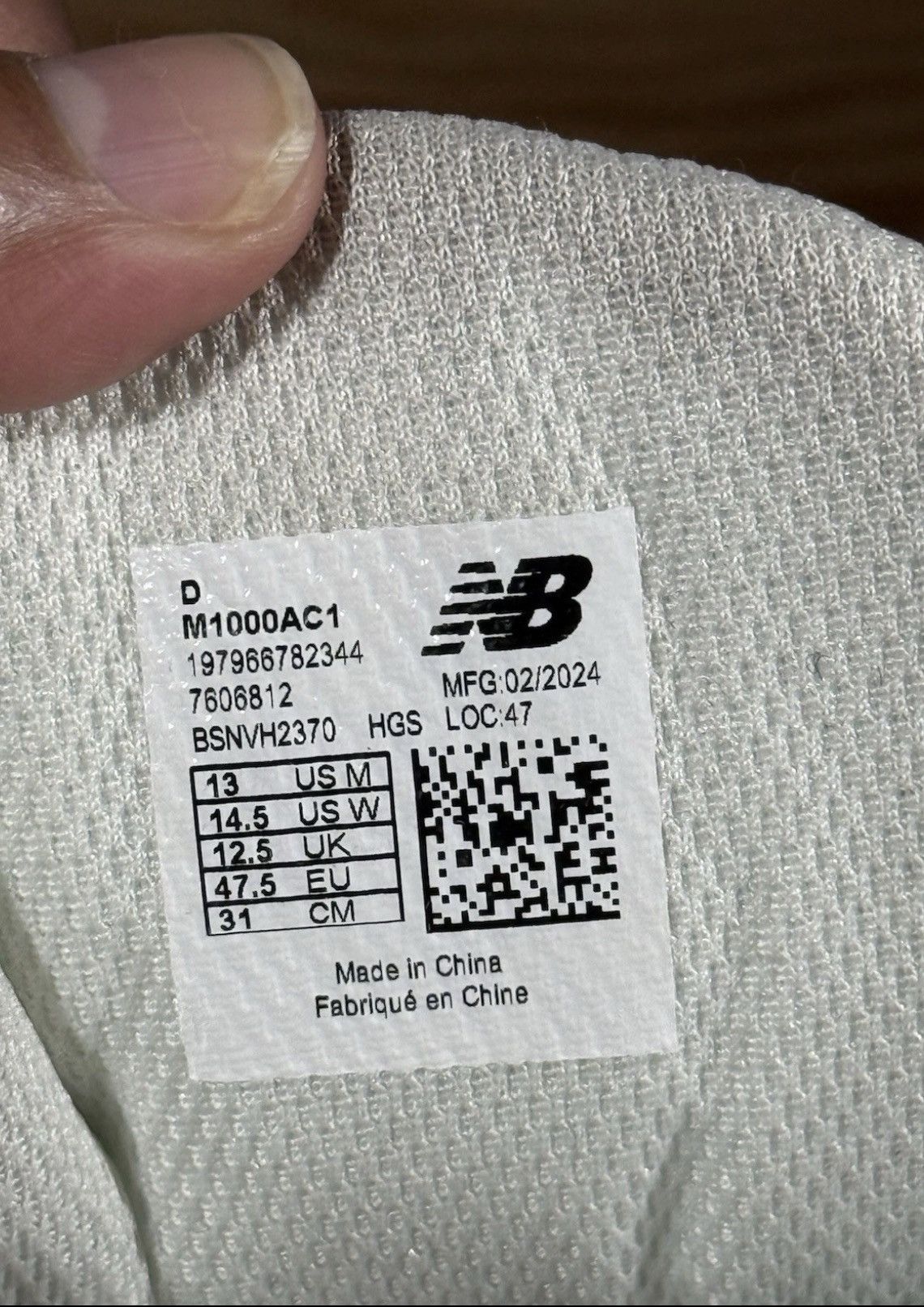 Aime Leon Dore × New Balance New Balance 1000 Aime Leon Dore White M1000AC1 Mens Size 13 Size US 13 / EU 46 - 9 Thumbnail