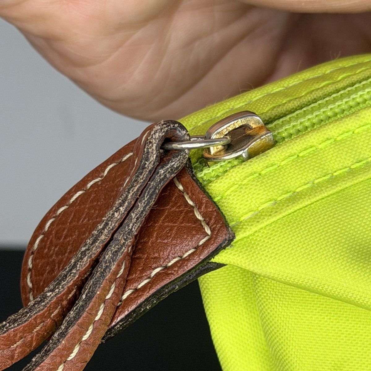 Longchamp Longchamp Le Pliage Shopper Green Handbag Shoulder Bag Size ONE SIZE - 12 Thumbnail
