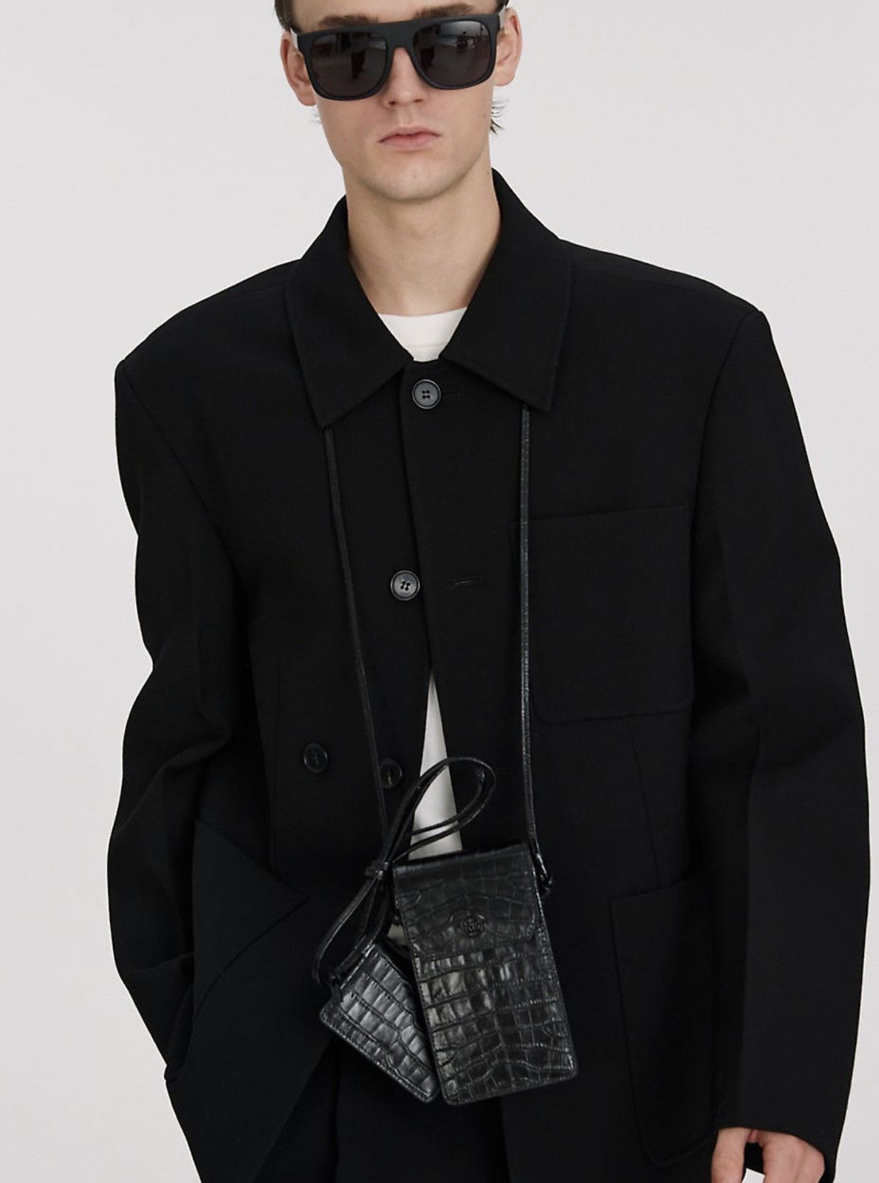 RECTO RECTO Virgin Wool Black Jacket XL Size US XL / EU 56 / 4 - 1 Thumbnail