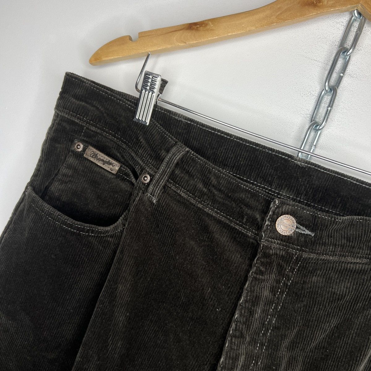 Vintage × Wrangler vintage wrangler corduroy pants denim trousers Size US 38 / EU 54 - 5 Thumbnail