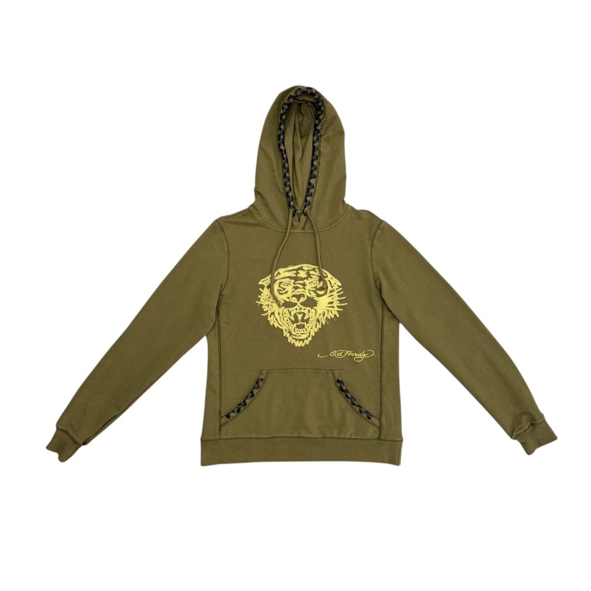 Christian Audigier × Ed Hardy Ed Hardy by Christian Audigier Embroidered Tiger Y2K Hoodie Size US M / EU 48-50 / 2 - 1 Thumbnail