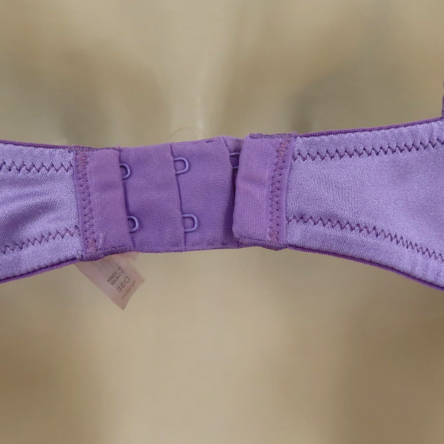 Victoria's Secret VINTAGE Victoria's Secret Angels Push Up Bra Solid Purple 36C Underwire Padded Opaque VTG Y2K Womens Bra Size ONE SIZE - 6 Thumbnail
